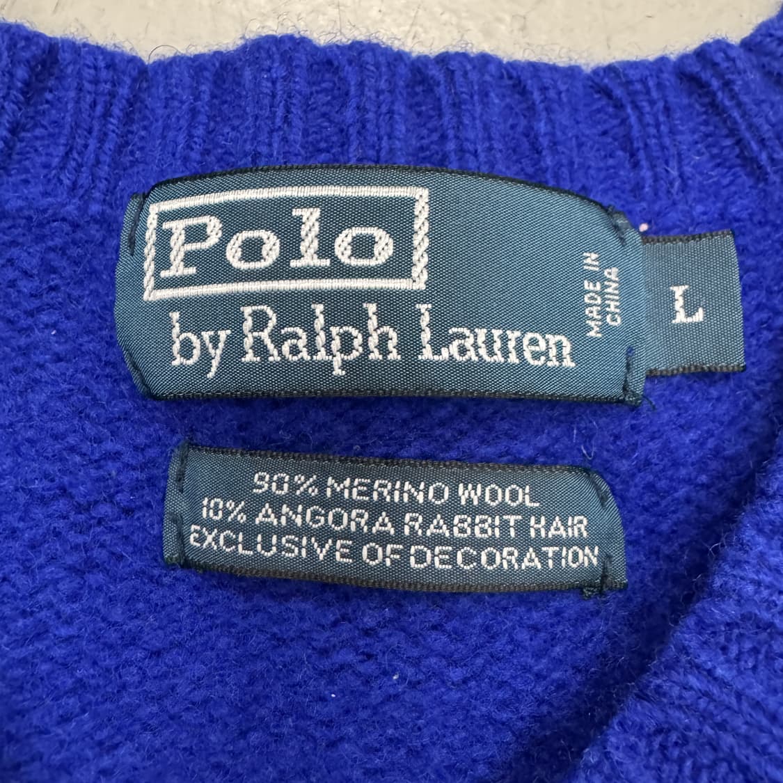 폴로 포니 니트 블루 상품이미지4
