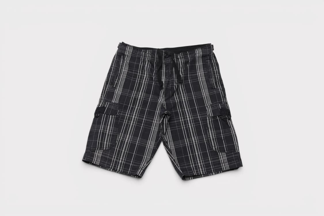 [32~34인치] 00's 나이키 스우시 체크 반바지 상품이미지1