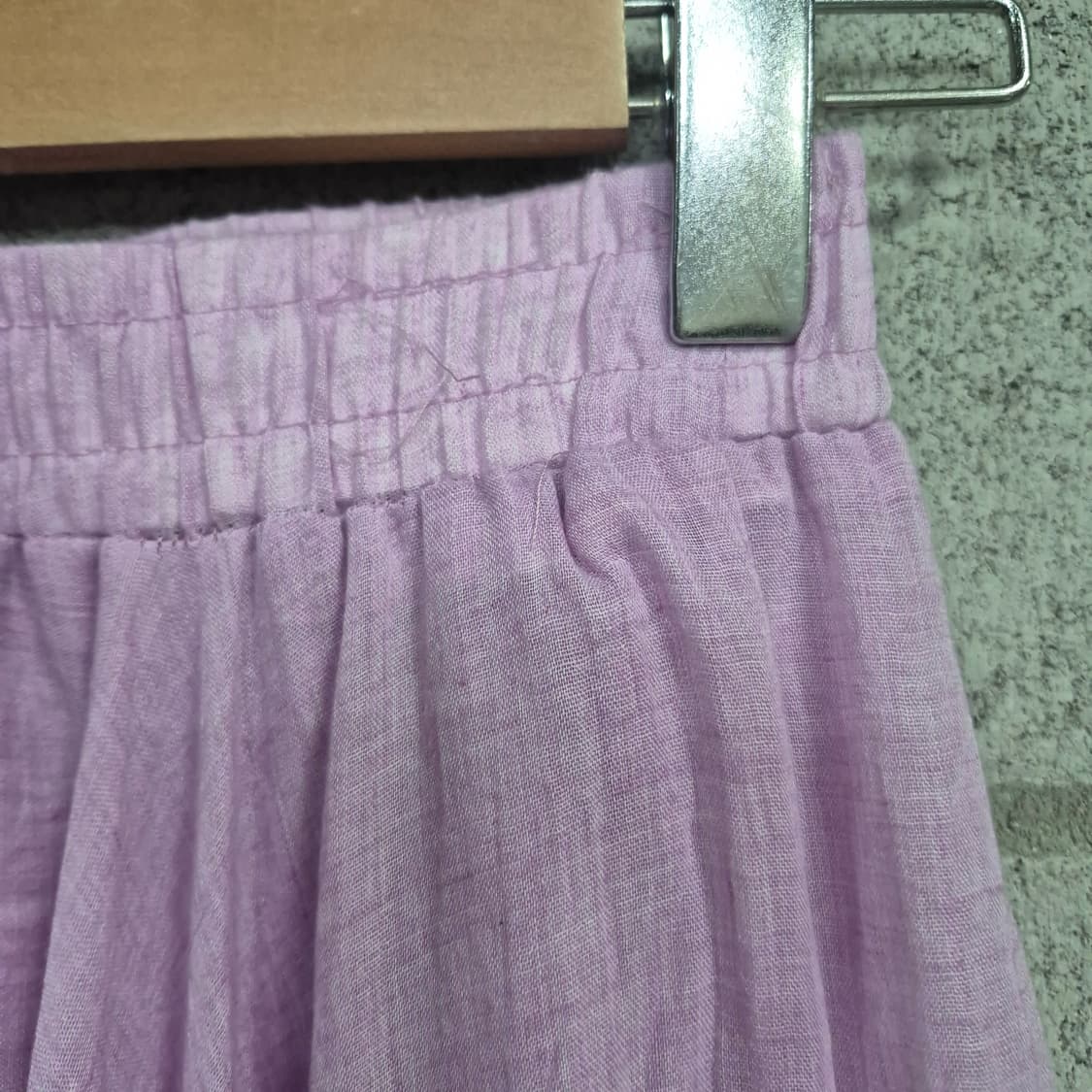 연보라 아사면 스커트 하구미/ 모리걸 스즈코 상품이미지3