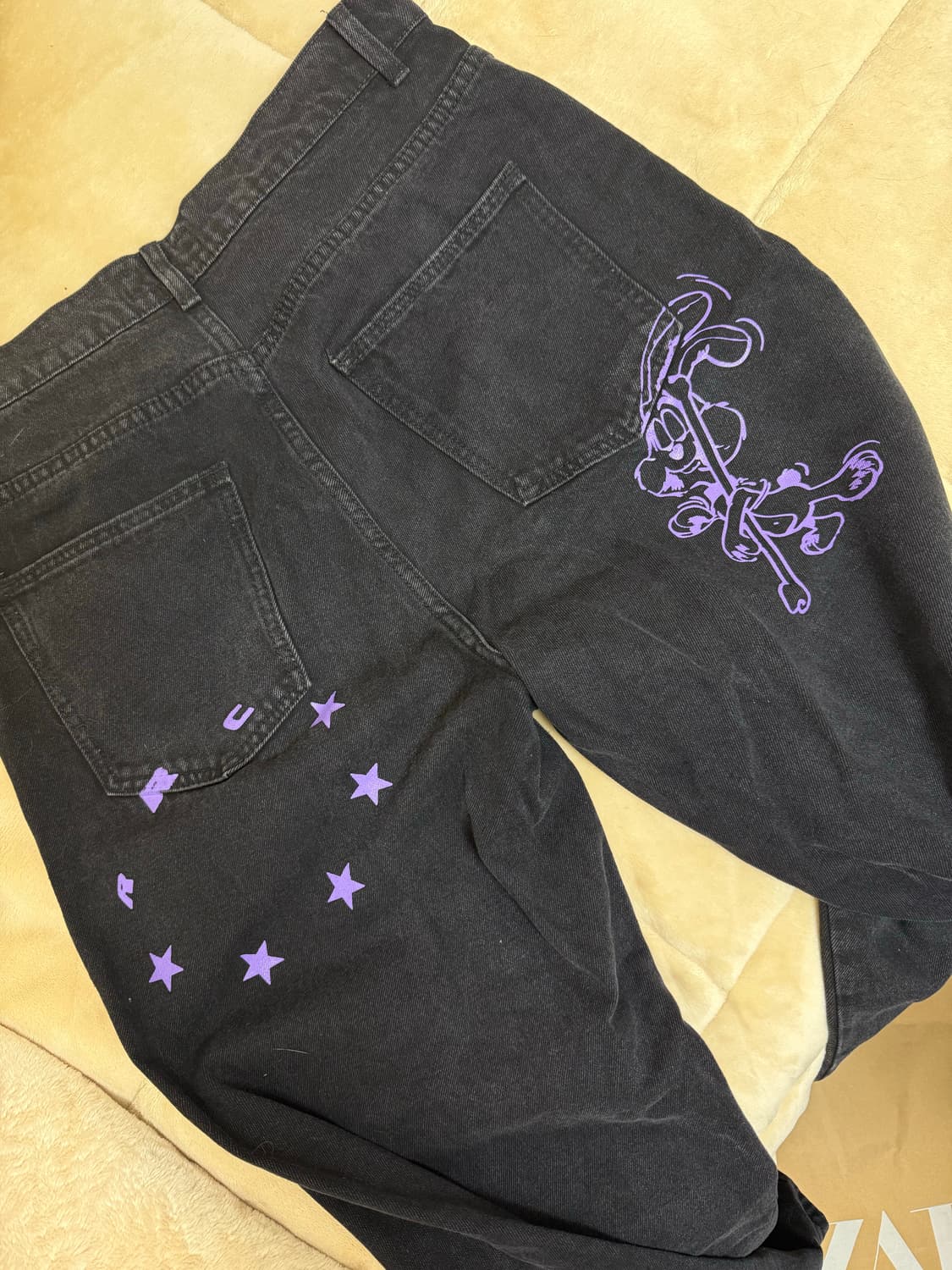 리트리버클럽 LIL RABBIT DENIM 흑청 데님 팬츠 상품이미지1