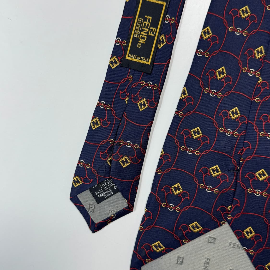 펜디 (FENDI) FF 모노그램 정품 명품 넥타이 상품이미지6