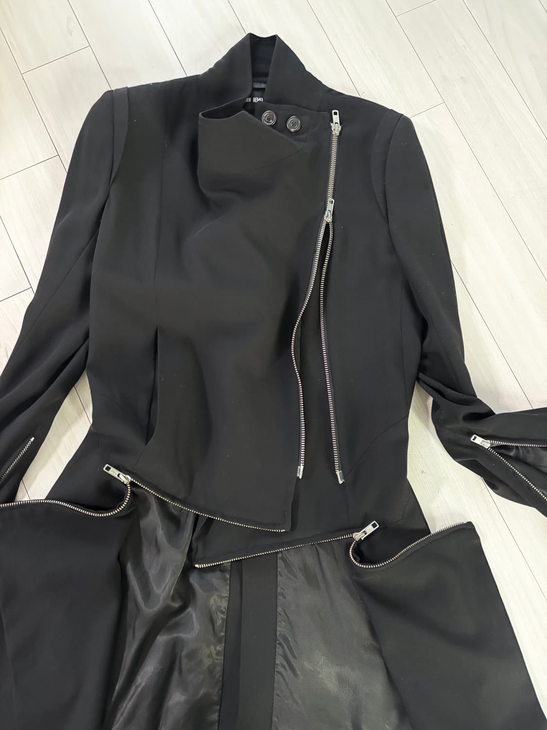 앤드뮐미스터 Ann Demeulemeester 롱 블레이저 상품이미지4