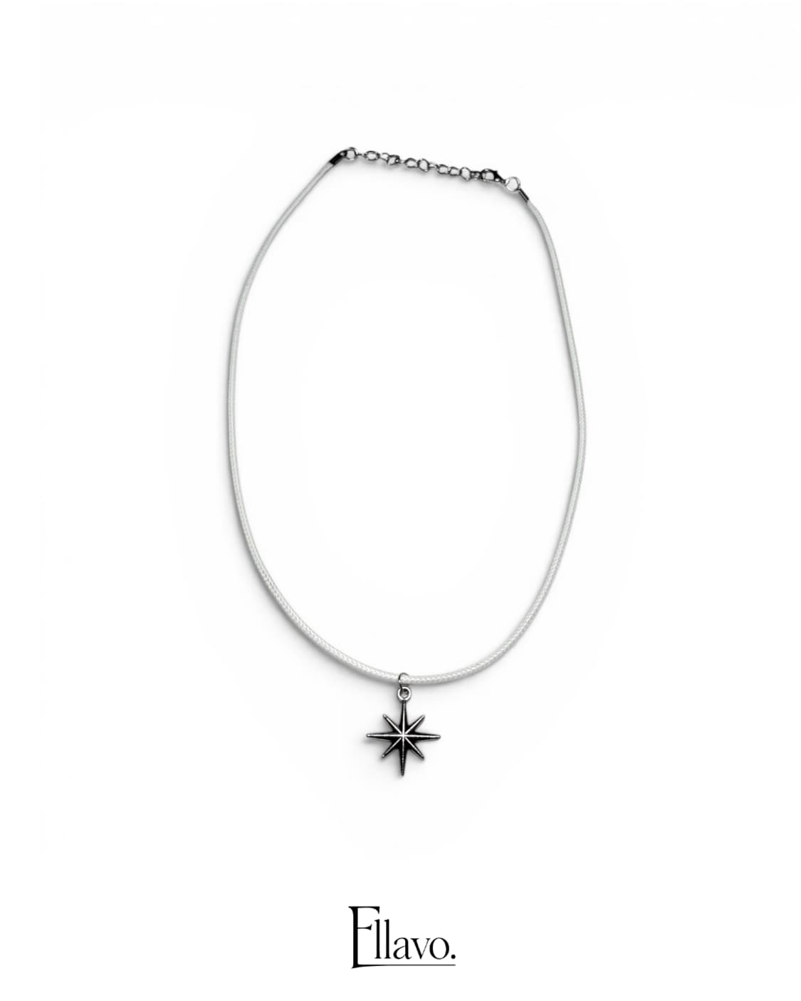 Ellavo Stella White Rope Necklace 상품이미지1