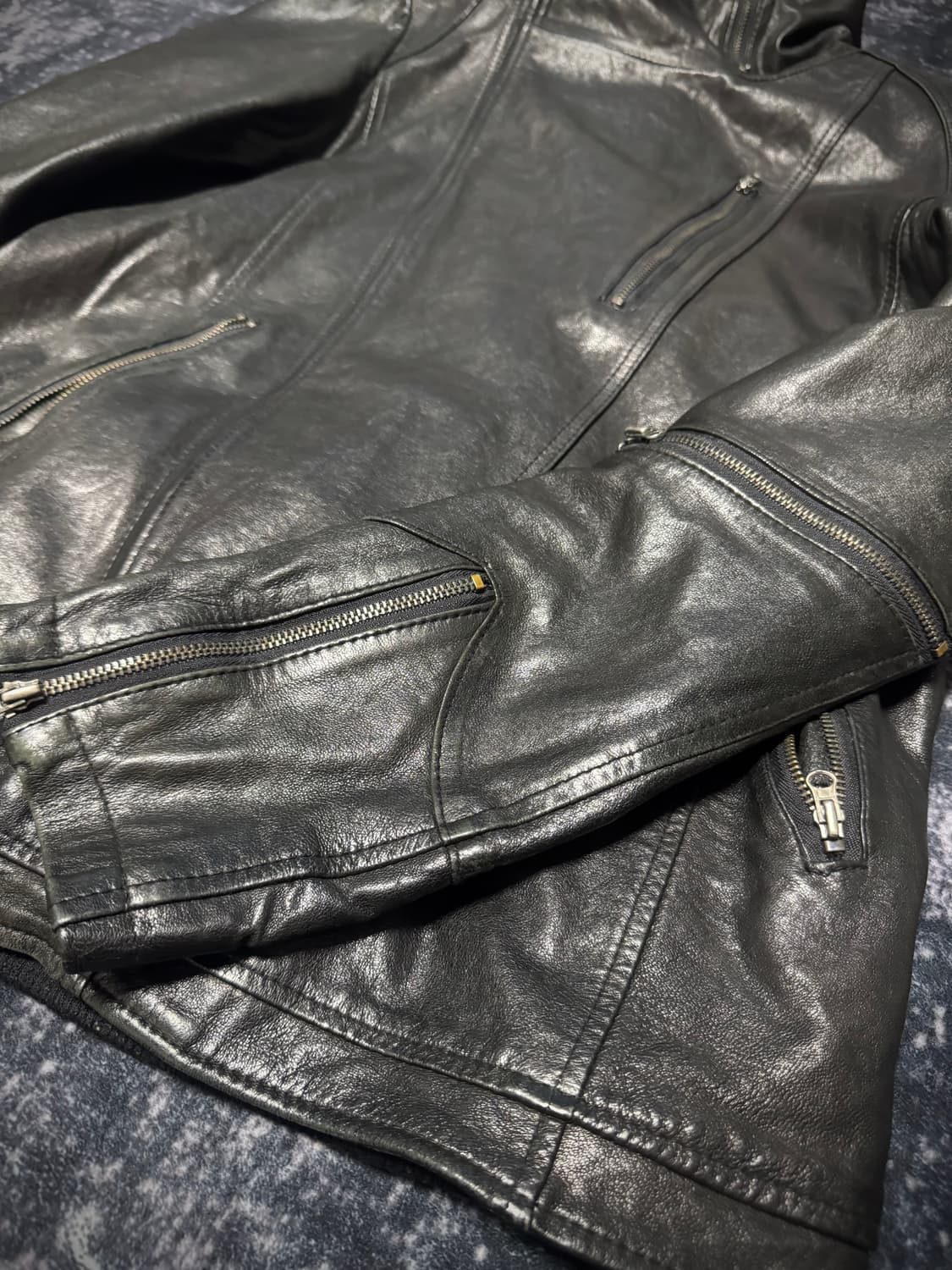 Assassin Hooded Leather Jacket 상품이미지3