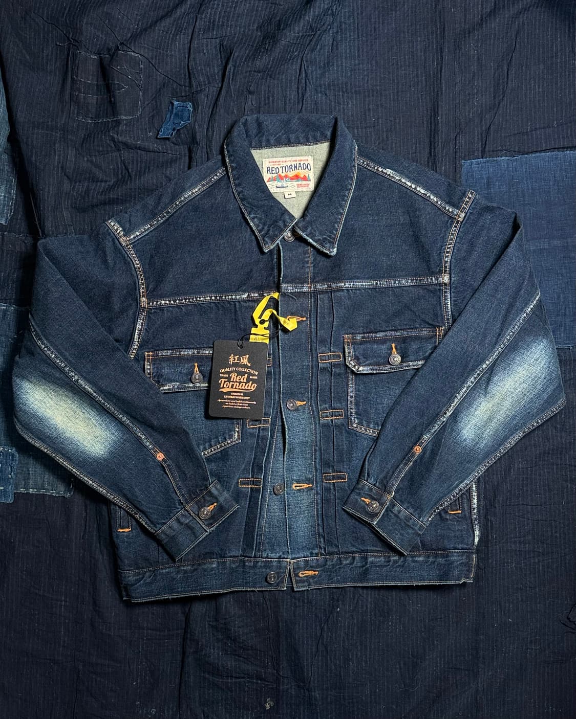 레드토네이도 VS101XX-0109 타입 2세대 셀비지 데님 자켓 M 상품이미지1