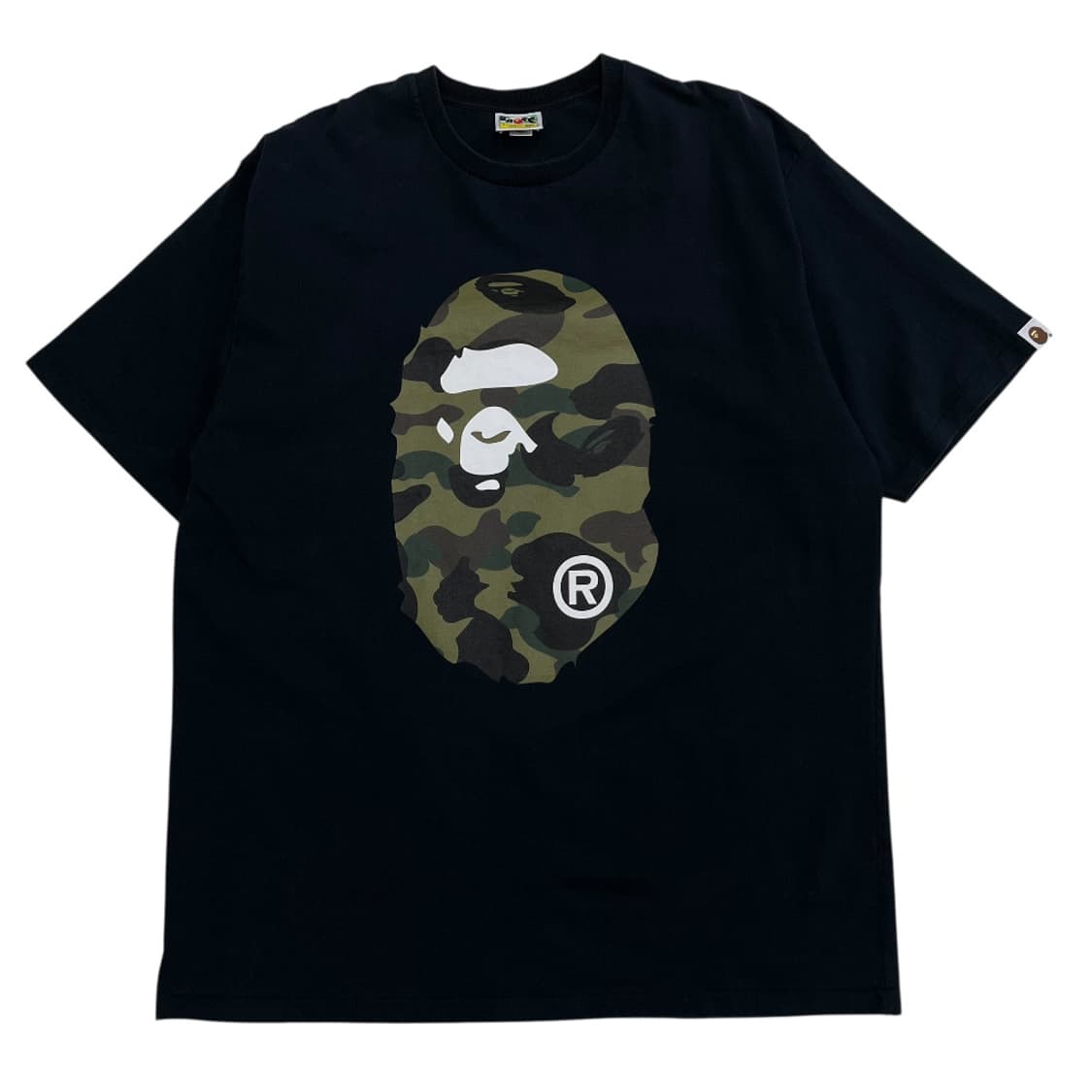 베이프 카모 빅 사루 블랙 반팔 3XL 상품이미지3