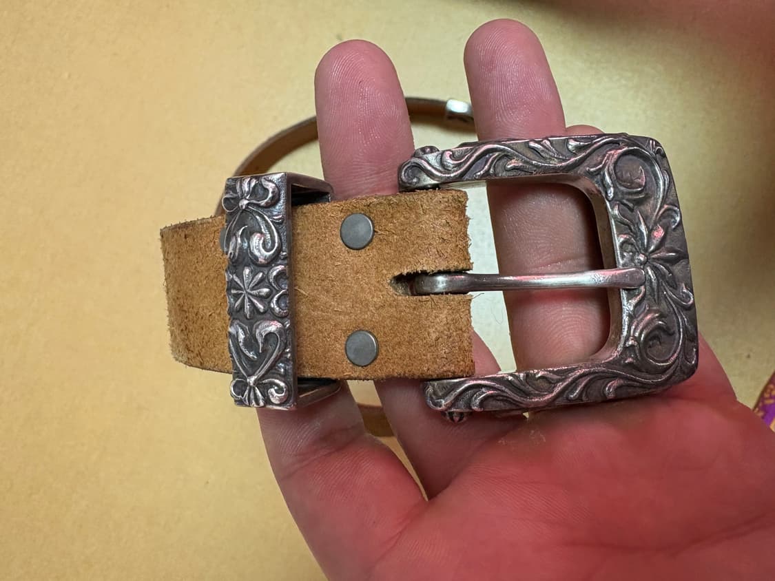 틸레이트 삼오세공 실버 벨트 라지 상품이미지5