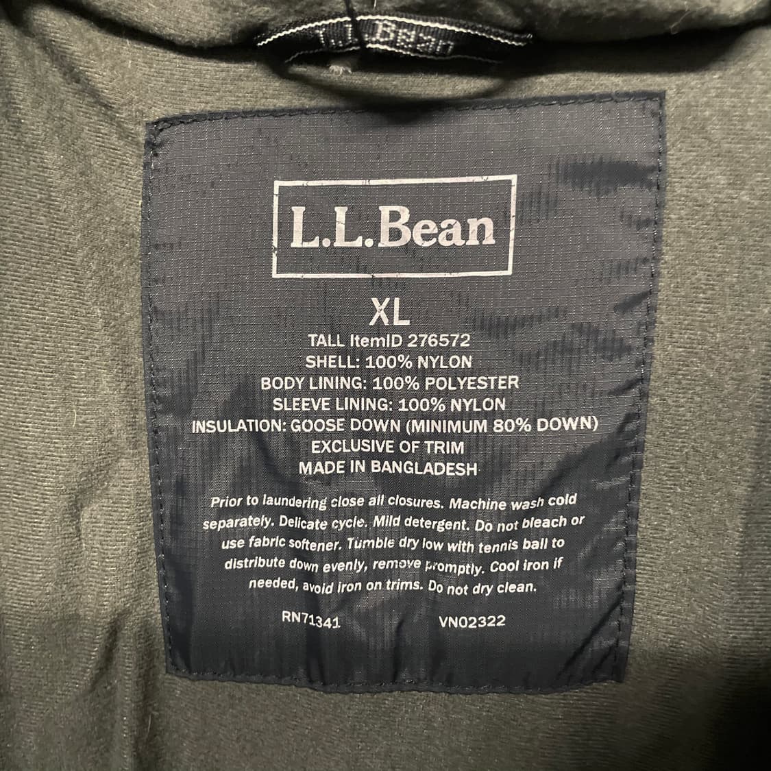 엘엘빈 L.LBean 구스 다운 나일론 푸퍼 패딩 자켓 상품이미지8