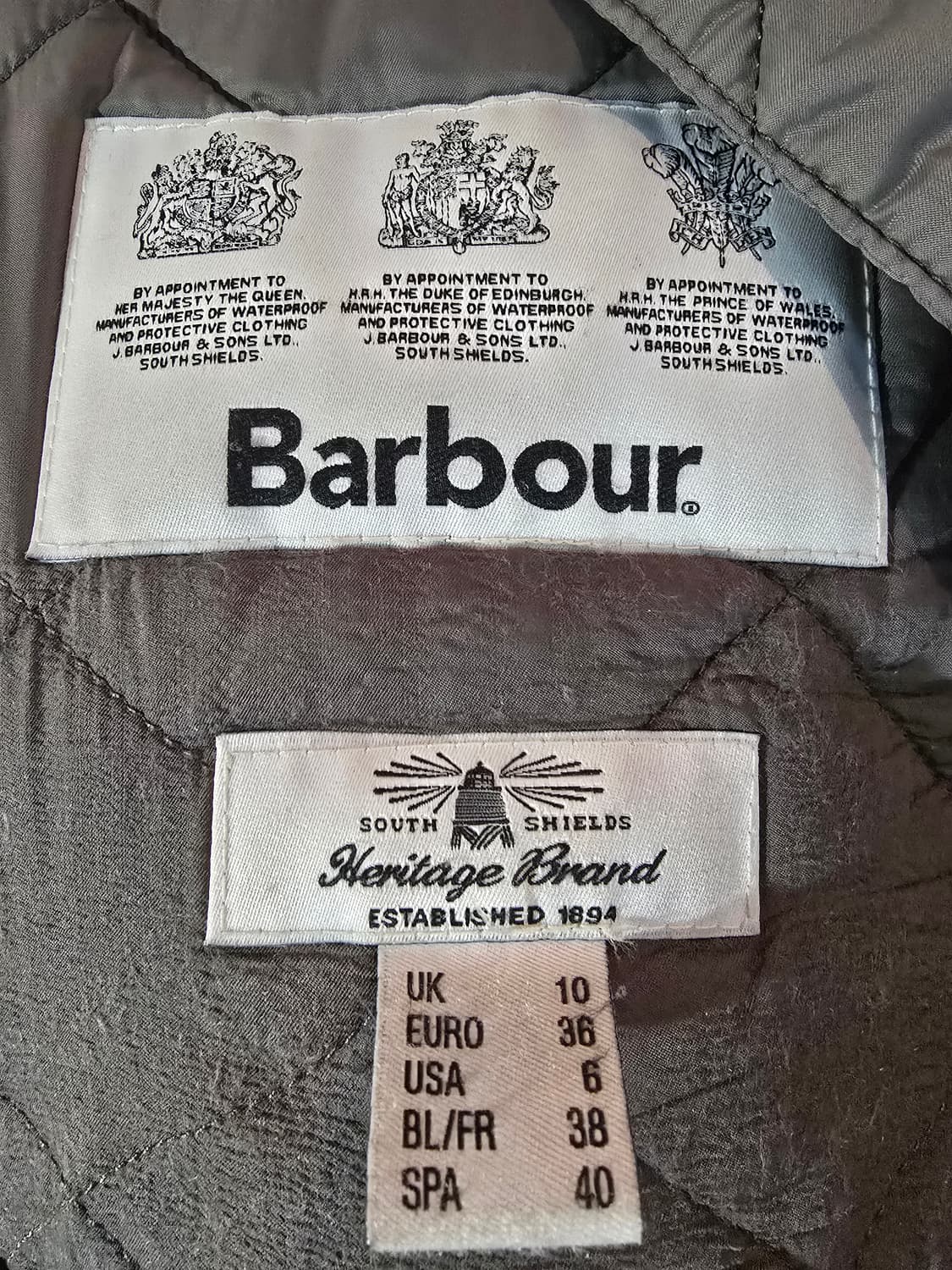 바버 퀠팅자켓  상품이미지7