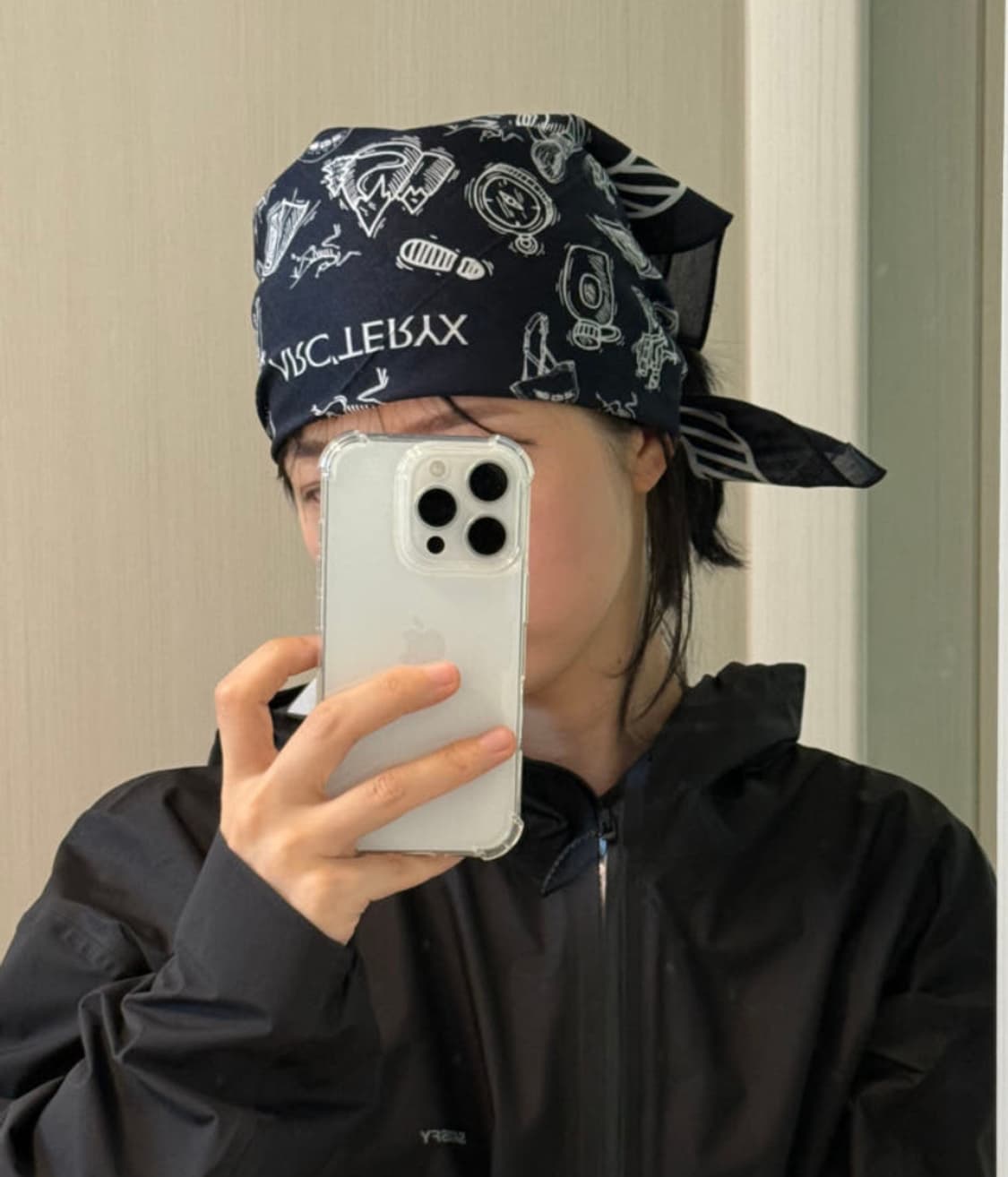 아크테릭스 반다나 스카프 블랙 상품이미지5