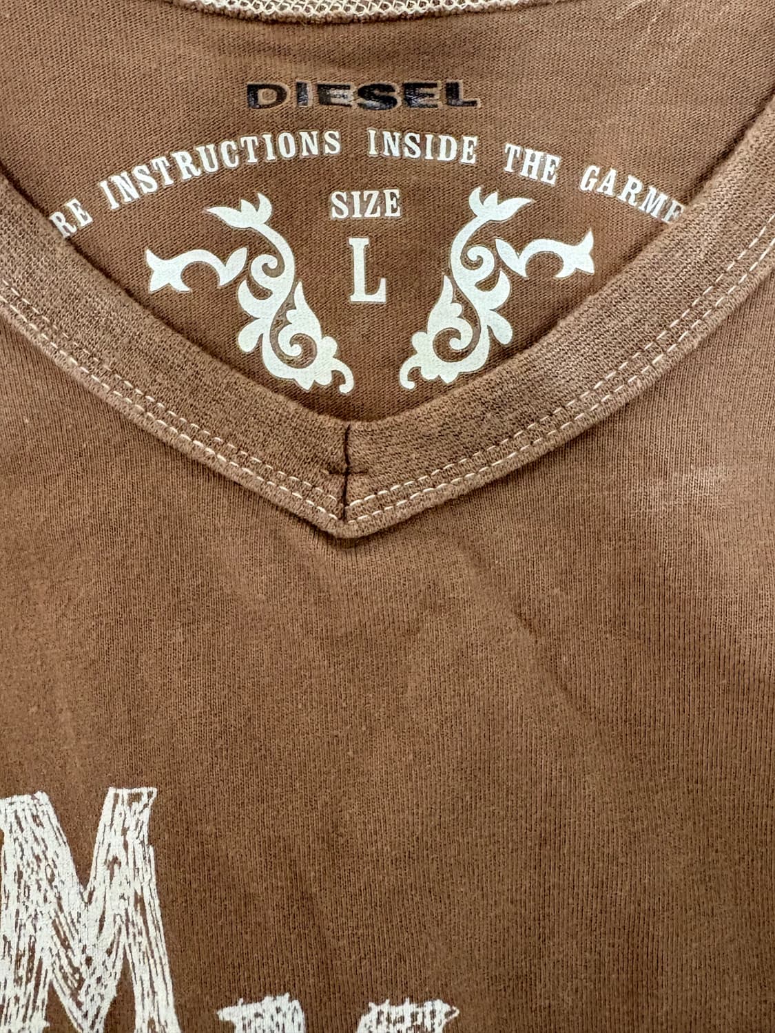 디젤 브이넥 반팔티 상품이미지6