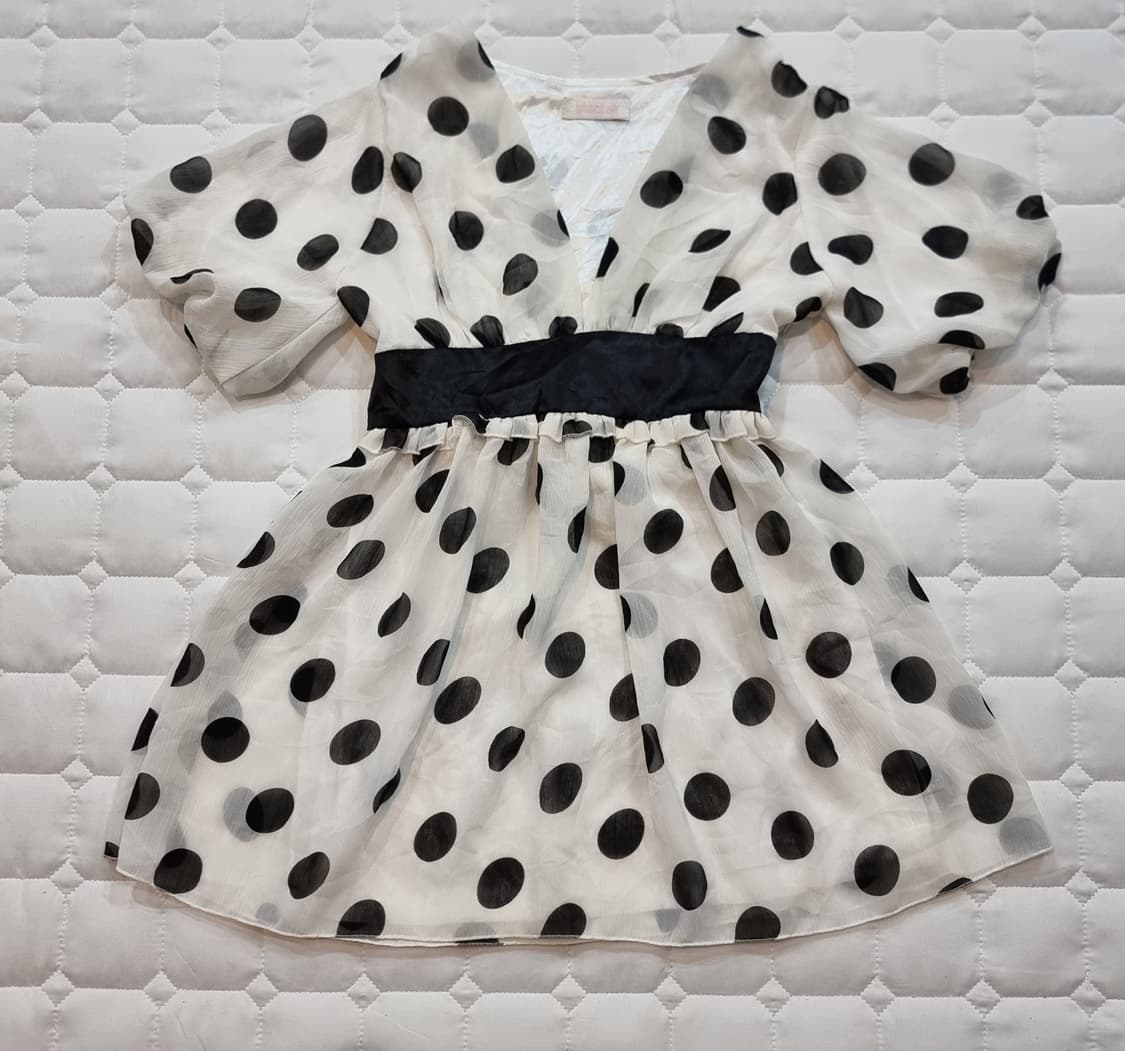 LIZ LISA(리즈리사) 도트 쉬폰 튜닉 상품이미지2