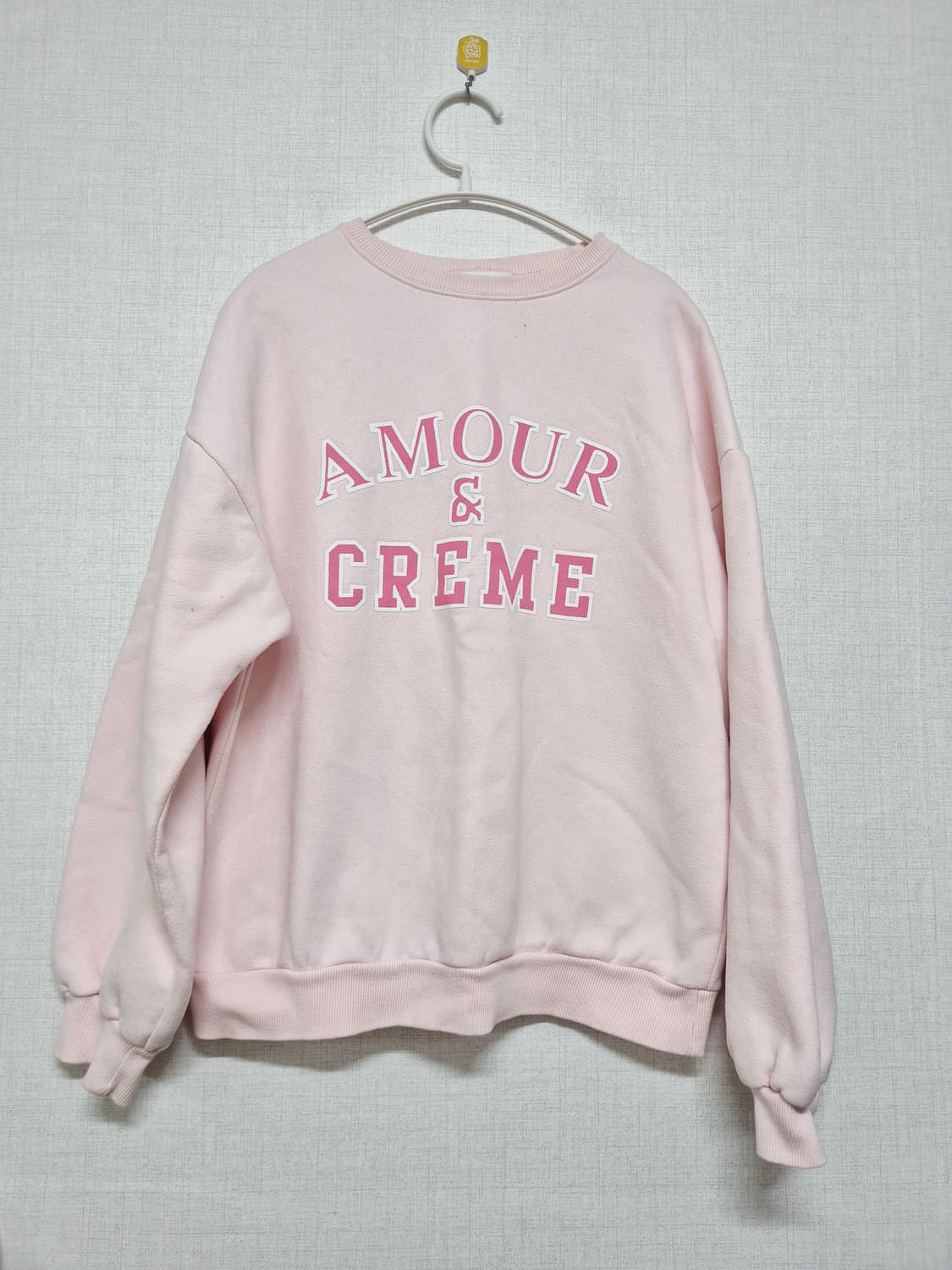 핑크 맨투맨 티셔츠 상품이미지1