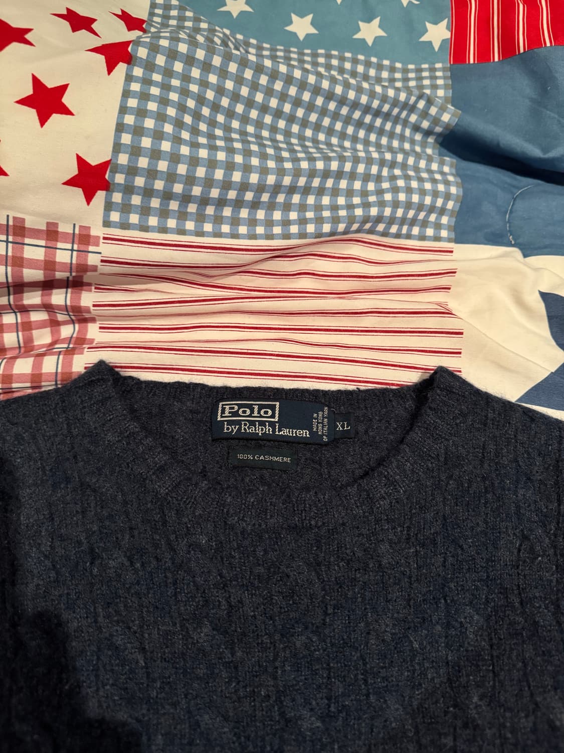 폴로 캐시미어 100 케이블 니트 상품이미지3