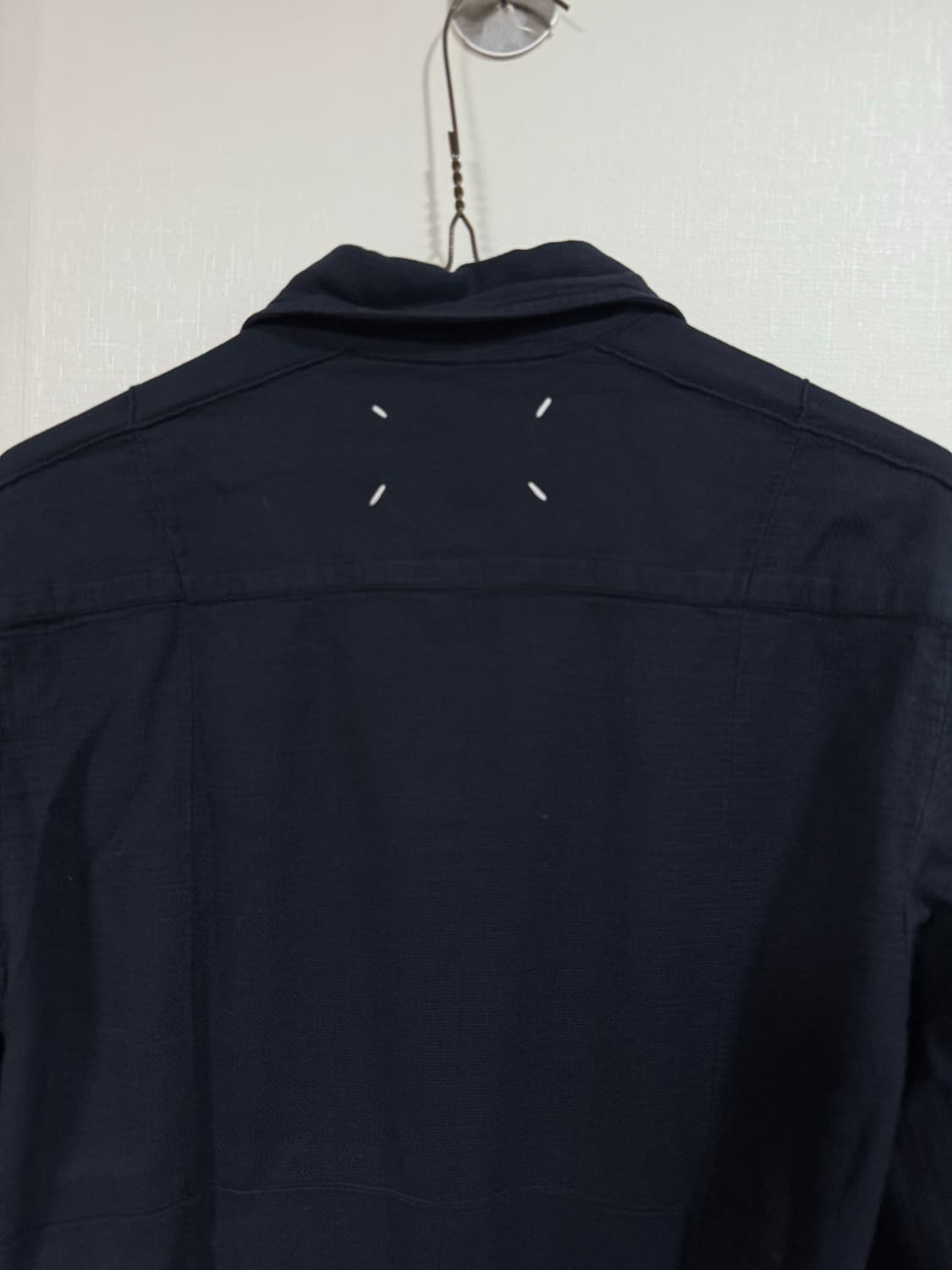 마틴 마르지엘라 캔버스 패브릭 크로스 컷아웃 셔츠 상품이미지5