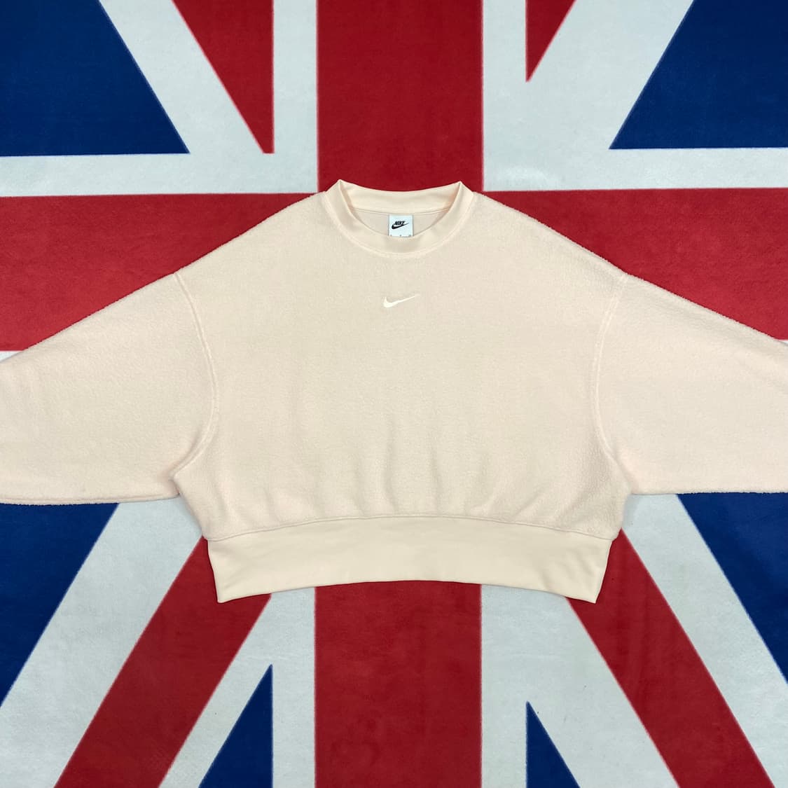 나이키 크롭 후리스 맨투맨 여성 S 실측 77 상품이미지2