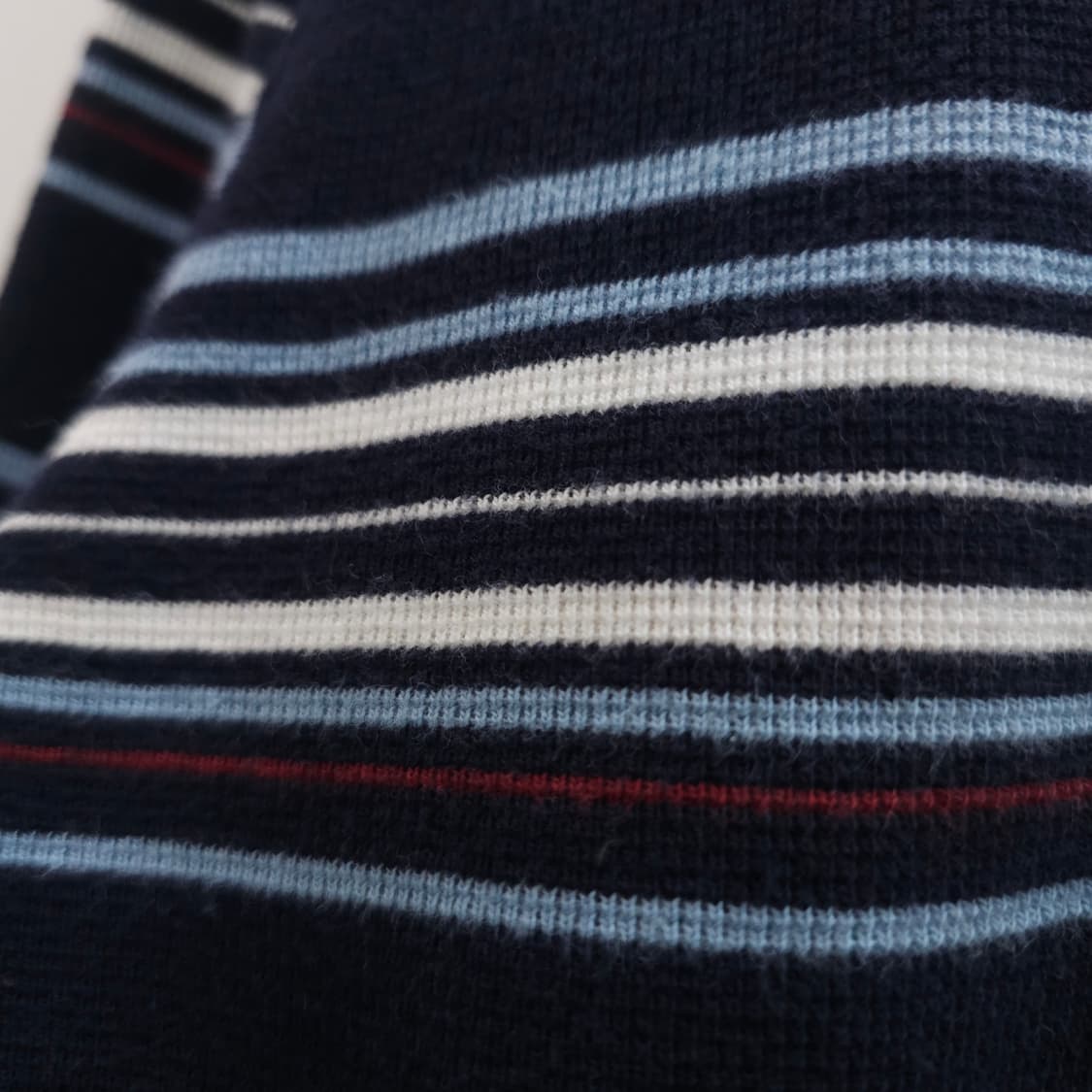 허쉬퍼피 스트라이프 카라 와플 티셔츠 상품이미지6