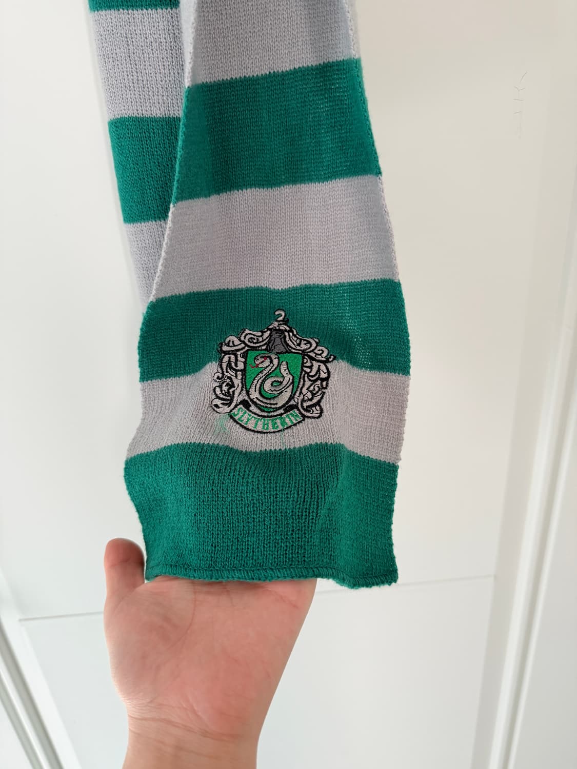 일본빈티지 그린 그레이 넥워머 머플러 상품이미지3