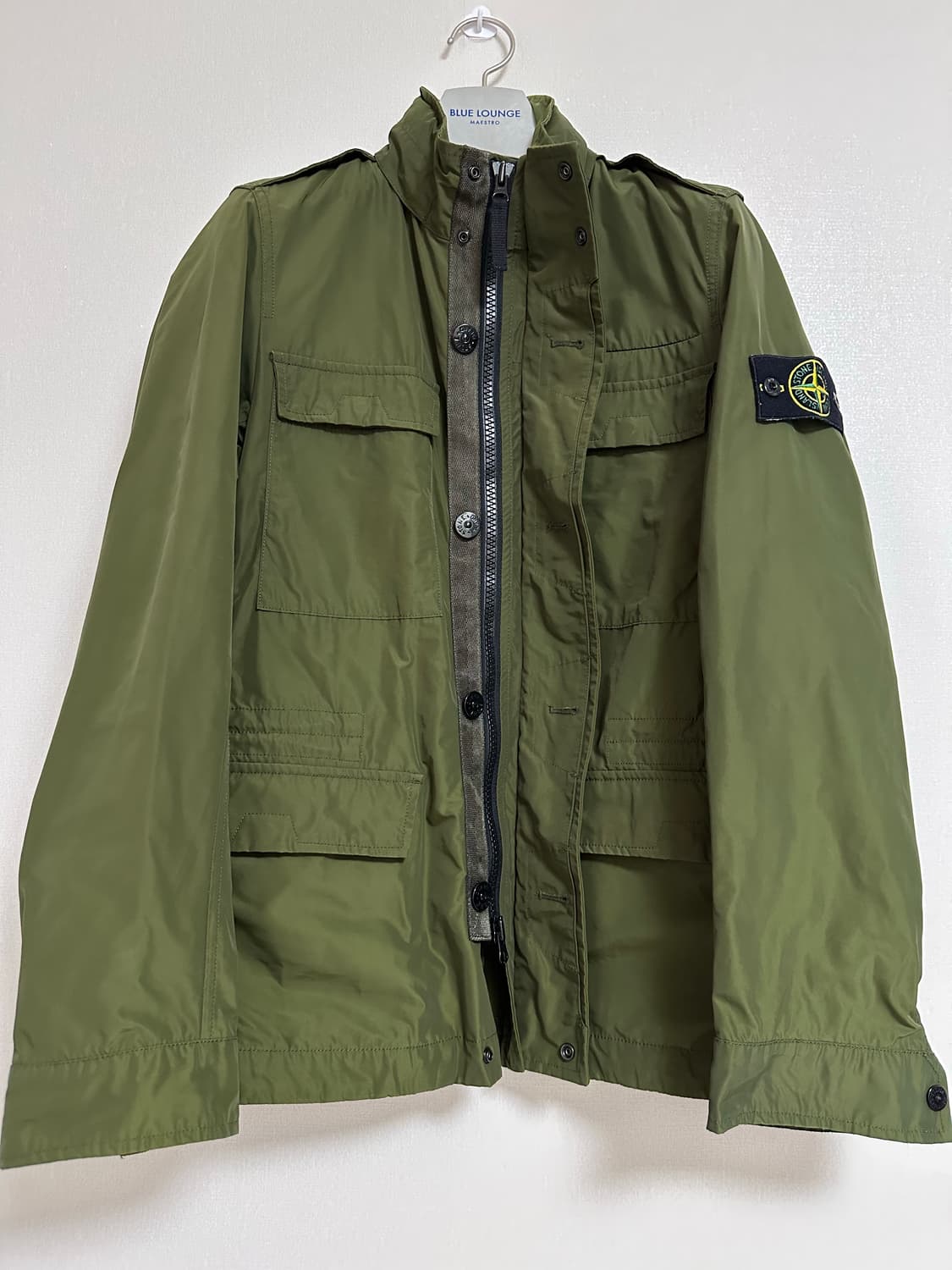 [S size] 스톤아일랜드 마이크로랩스 필드 바람막이 상품이미지5