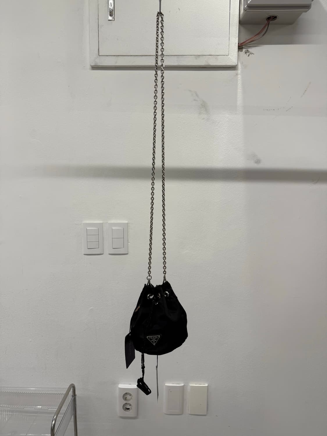 Prada Mini Drawstring Crossbody Bag  상품이미지3