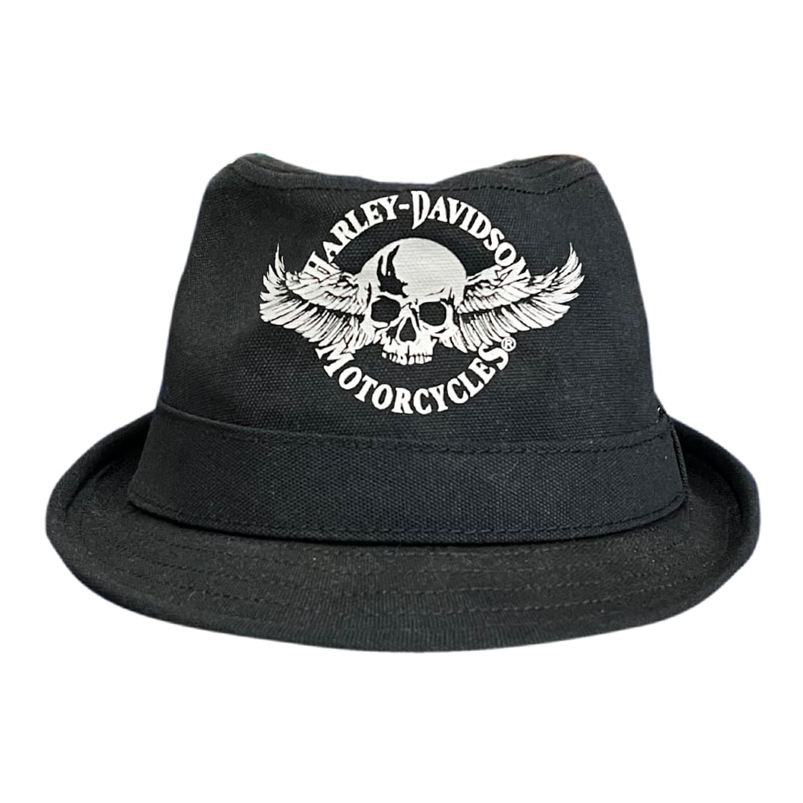 할리데이비슨 윙 스컬 페도라 모자 S/M 상품이미지2