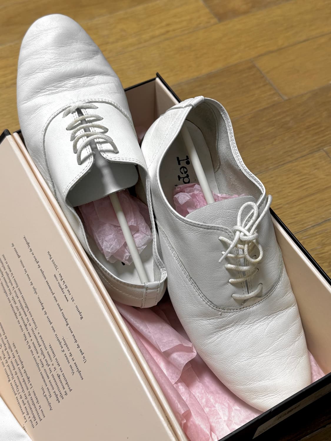 레페토 지지 옥스퍼드 화이트 무광 36 (230) 상품이미지2