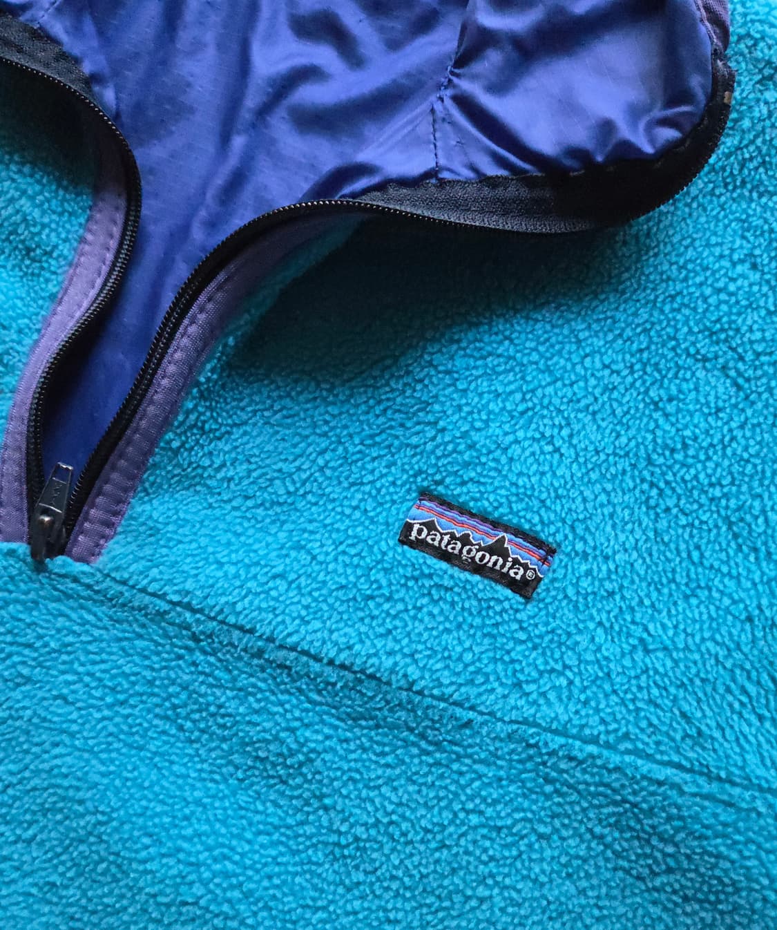 (S/~55)파타고니아 Usa 글리세이드 집업 신칠라 하늘색 상품이미지4