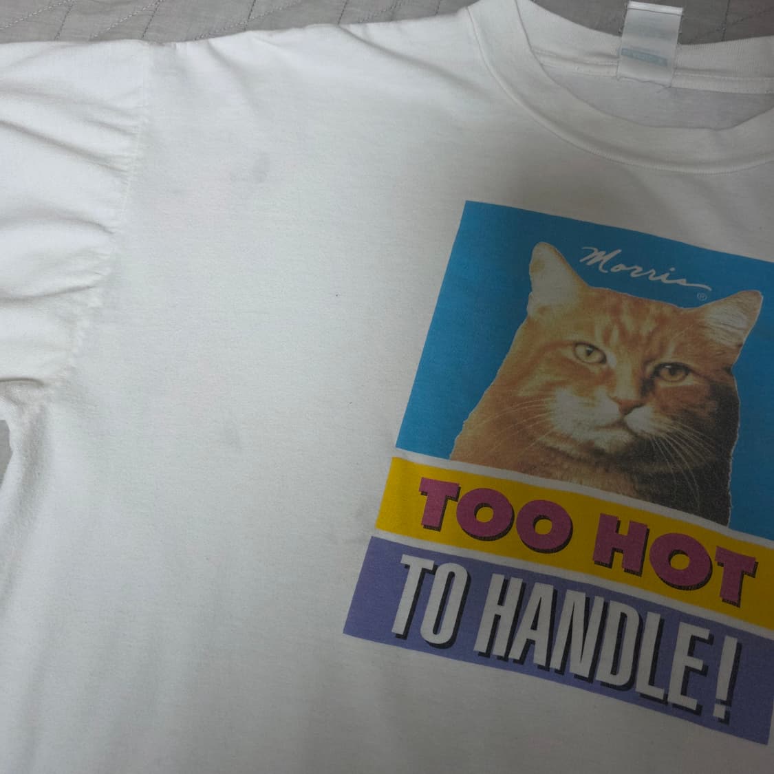 [OS] 빈티지 90s 모리스 고양이 TOO HOT 티셔츠 상품이미지4