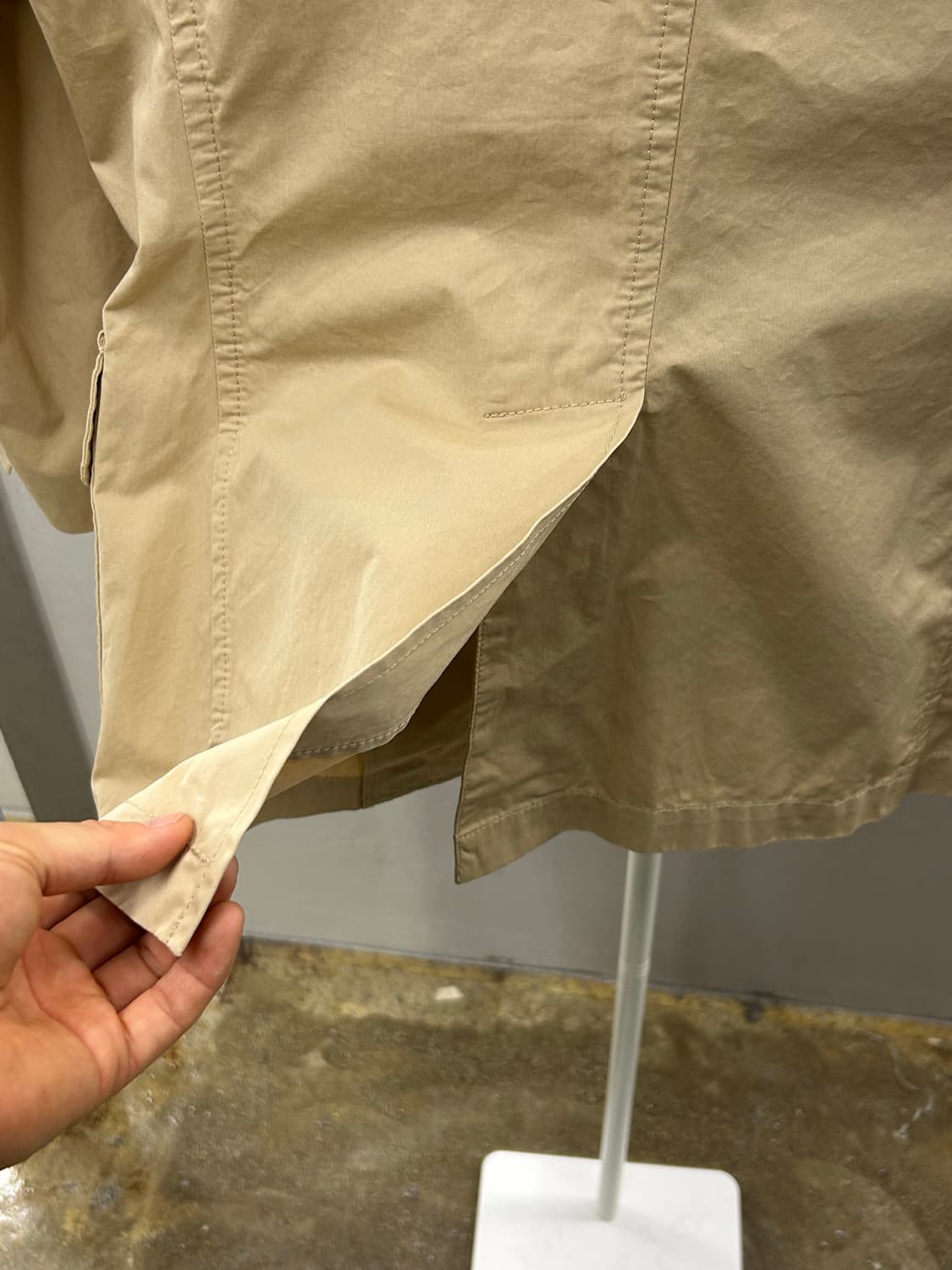 Burberry (버버리) 베이지색 면 혼방 남성 블레이저 상품이미지4