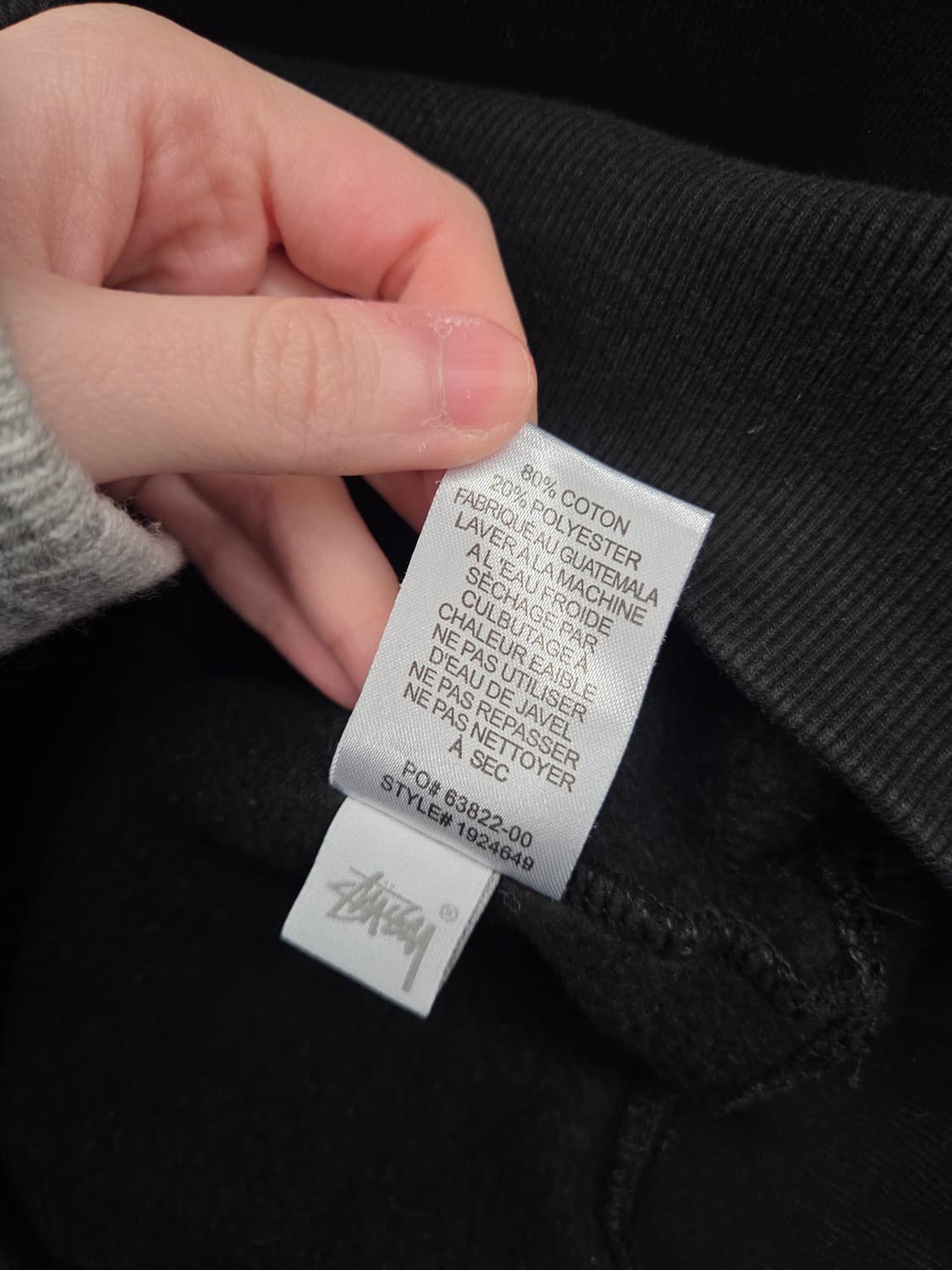 Stussy 스투시 스탁로고 맨투맨 상품이미지8