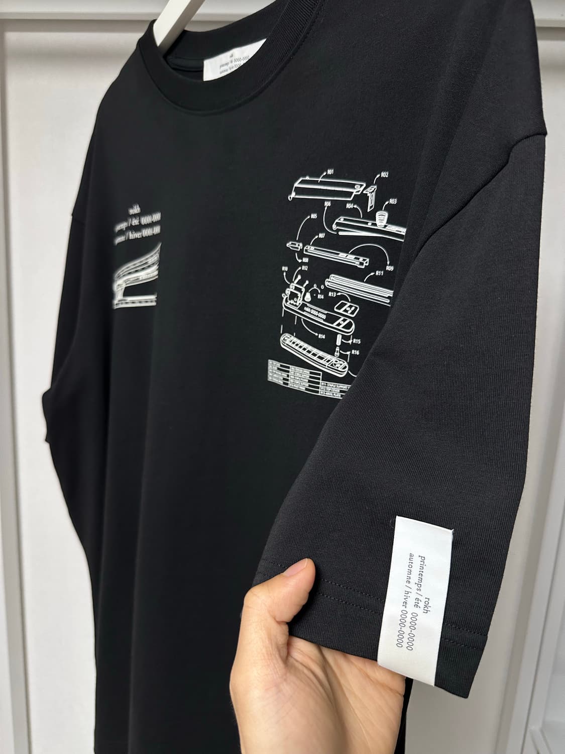 H&M x ROKH 콜라보 반팔 L 급처 상품이미지3