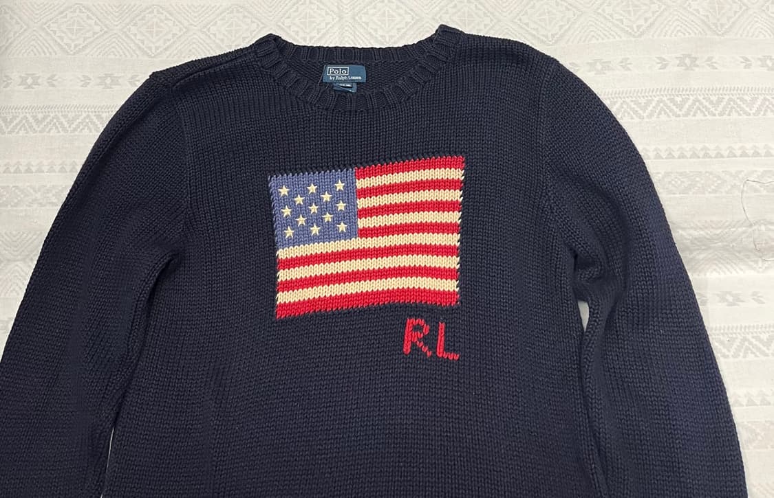 폴로 랄프로렌 성조기 니트 상품이미지4