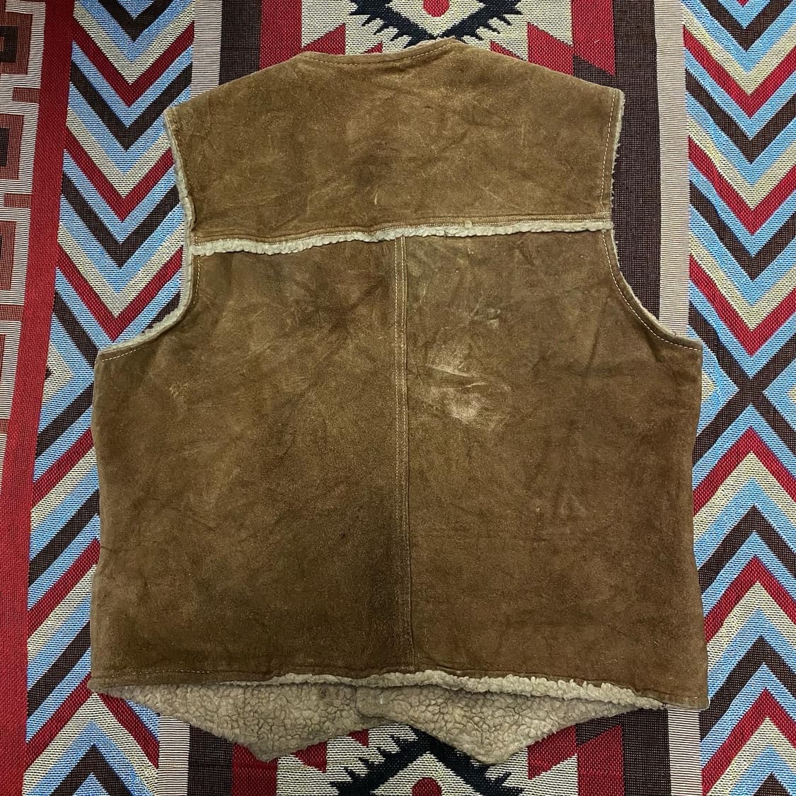 70s JCPENNY cowhide vest 상품이미지3