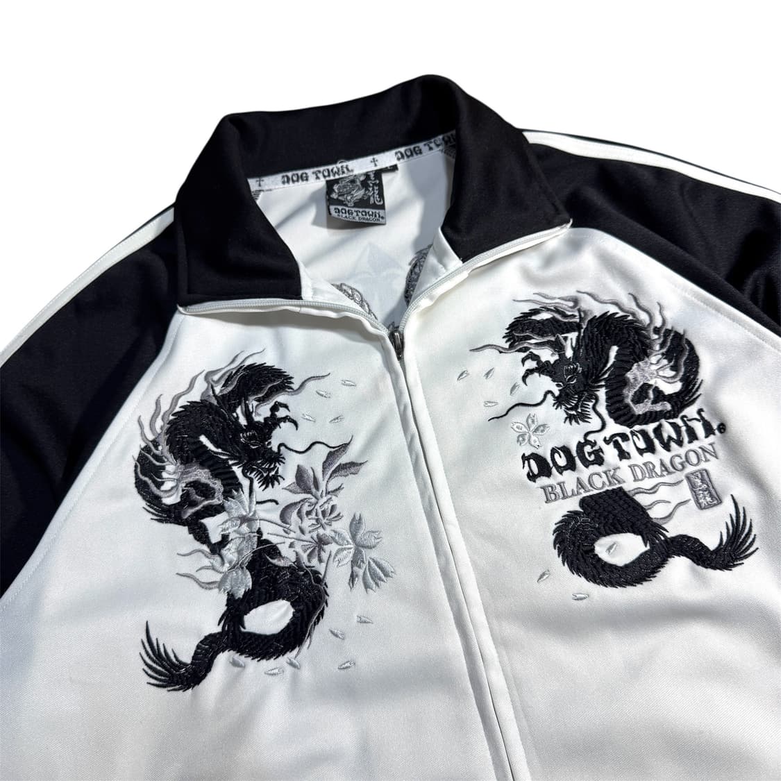 도그타운 Y2K 오리엔탈 블랙드래곤 자수 져지 상품이미지3