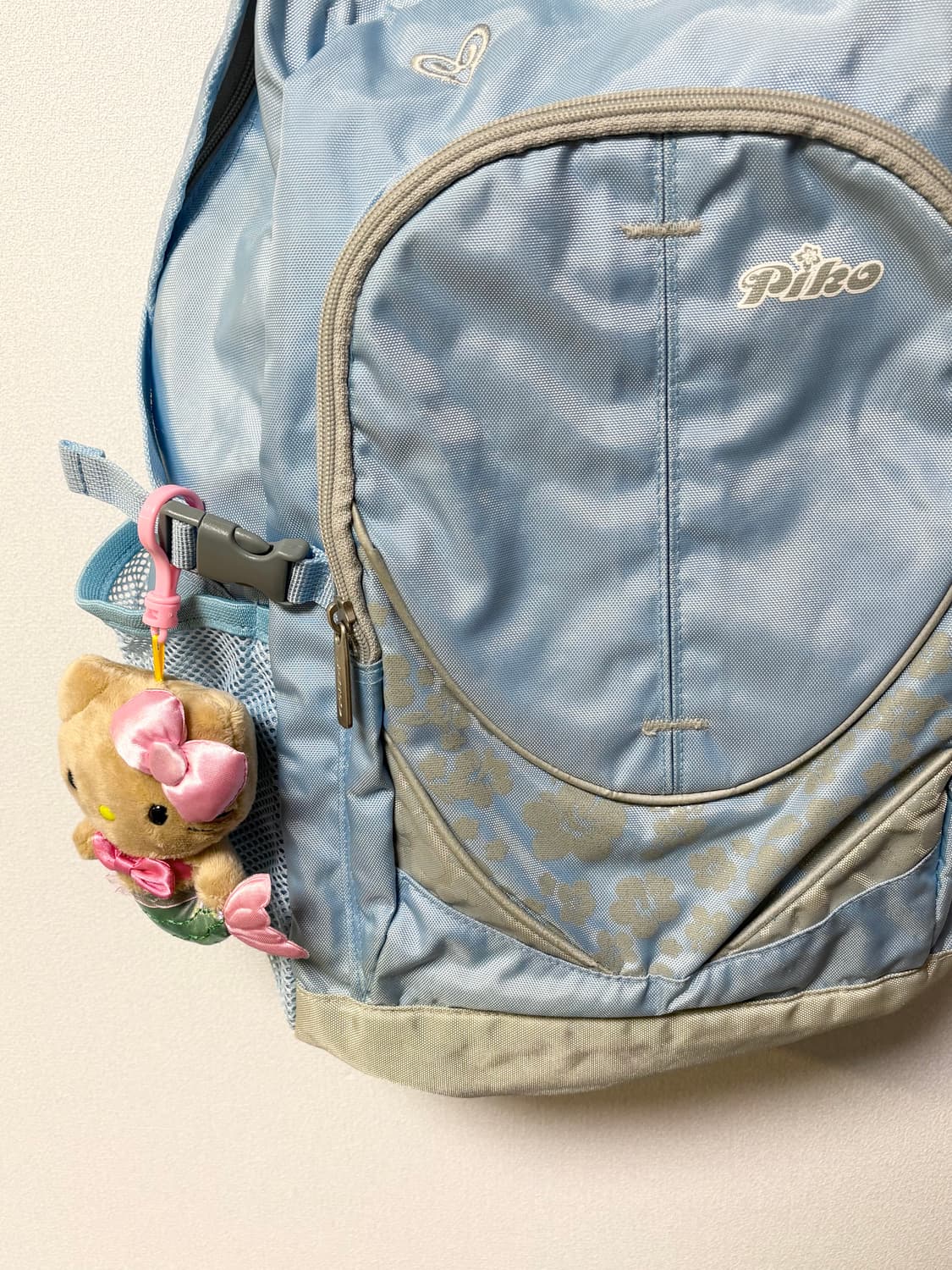 piko 피코  블루 백팩 가방 빈티지y2k 히메갸루 모리걸 도트 체크 상품이미지2