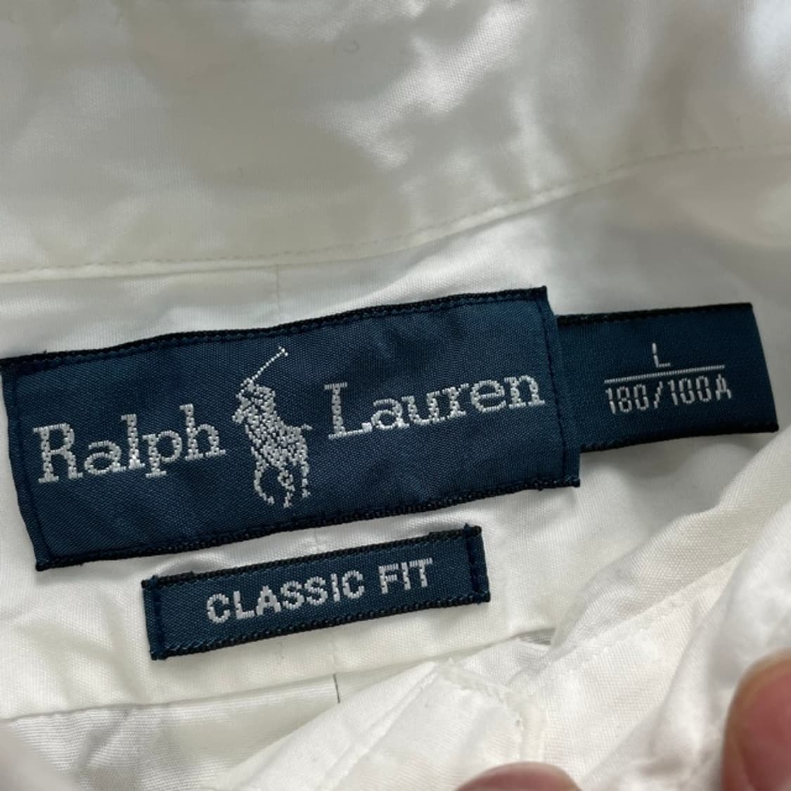 100 폴로 랄프로렌 화이트 셔츠 상품이미지3