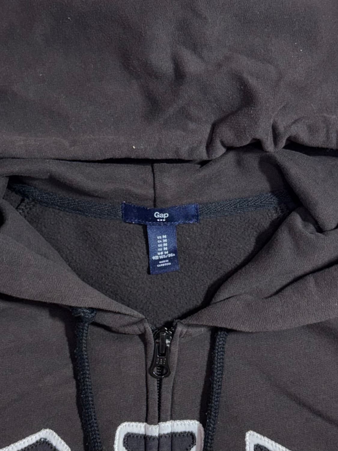 GAP 갭 초코브라운 빅로고 후드집업  상품이미지6