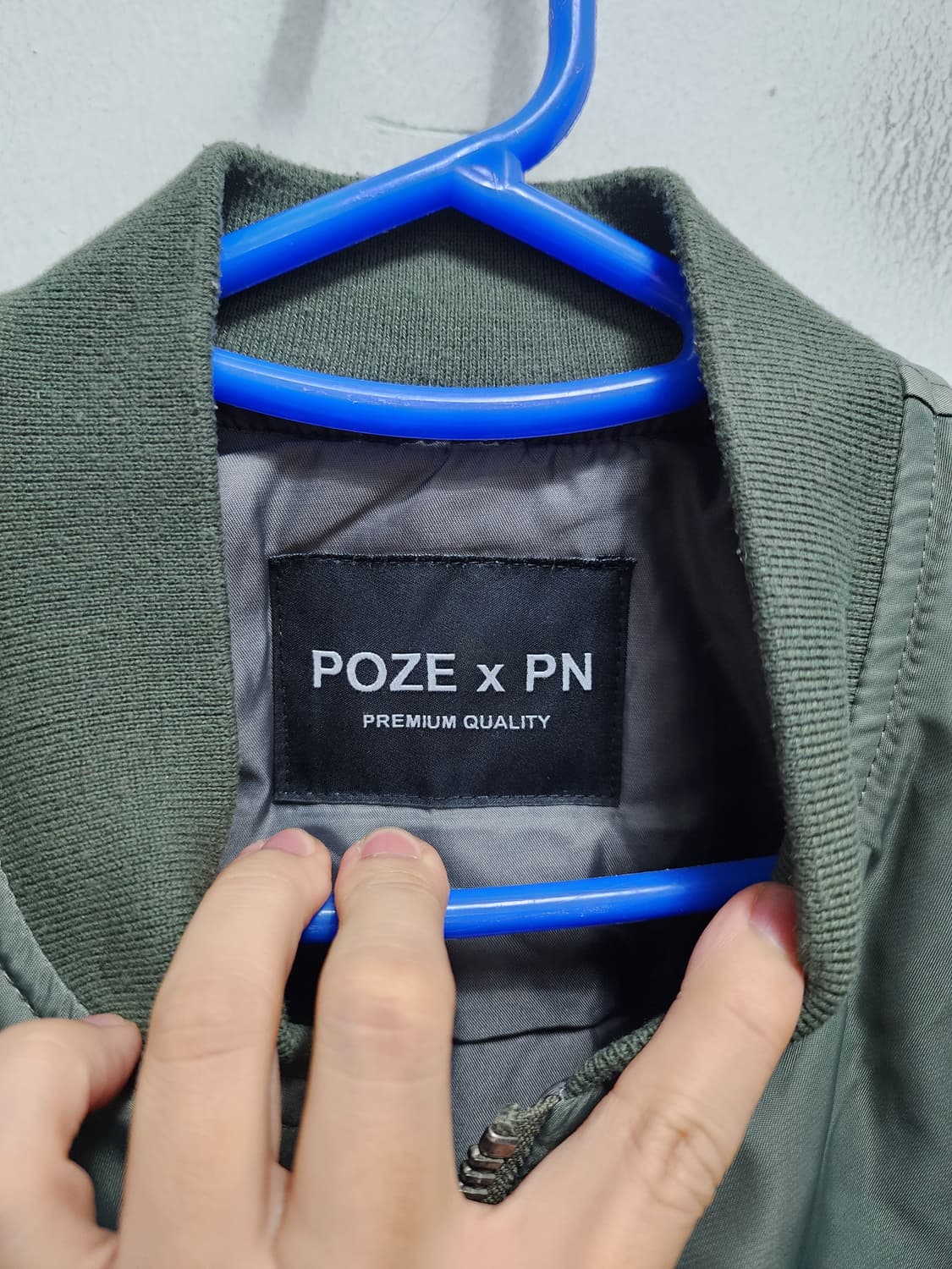 피인오 세컨브랜드 POZE x PN 구스다운 항공점퍼  상품이미지6