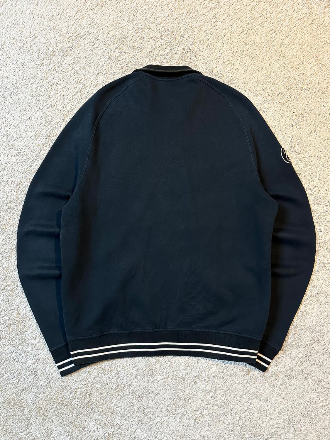 폴로 랄프로렌 신형 스펠아웃 아치로고 코튼 집업 자켓 블랙 상품이미지4