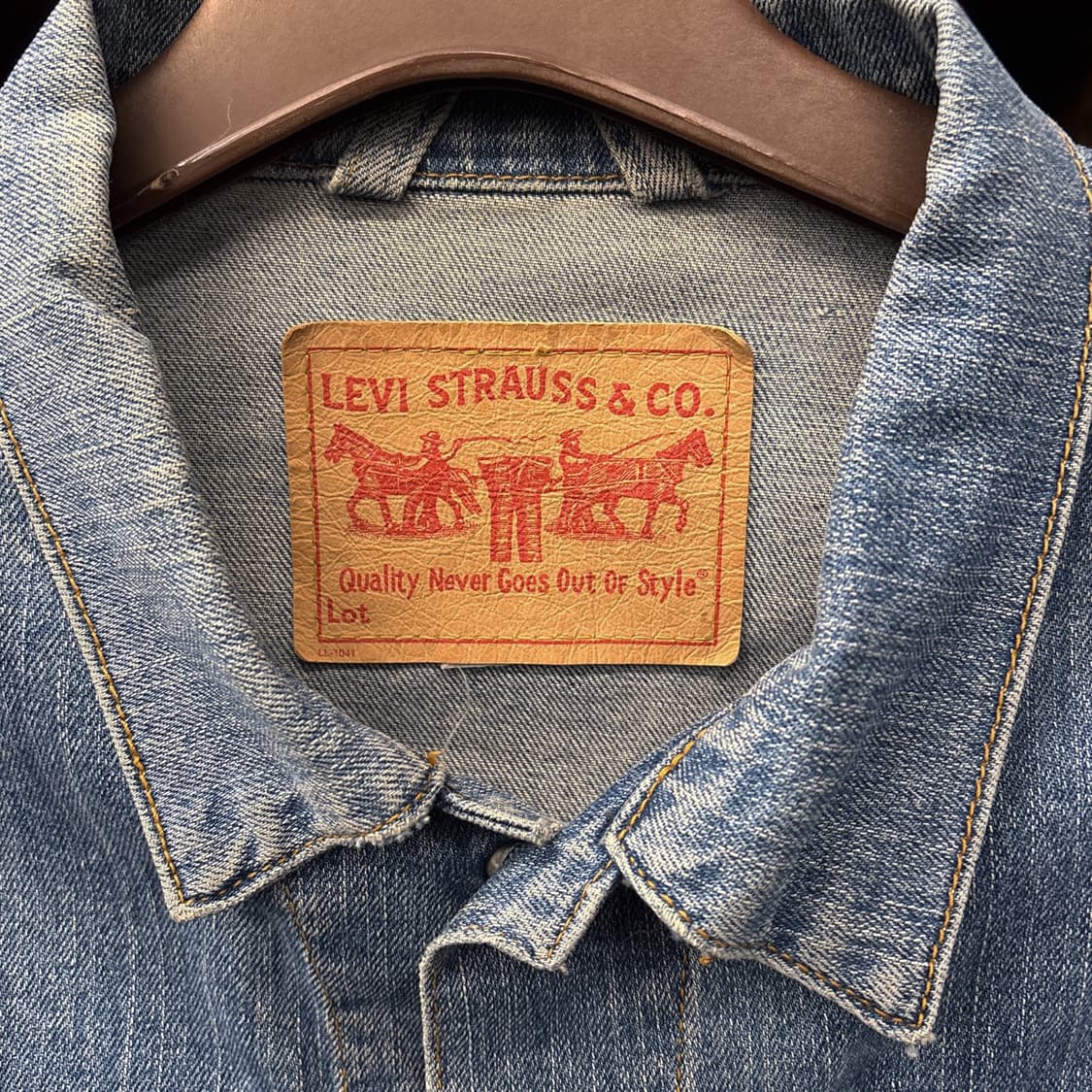 리바이스 블랭크탭 웨스턴 요크컷 데님셔츠 자켓 N1059 상품이미지9