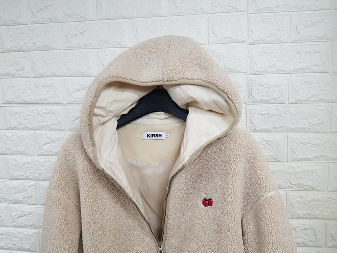 키르시 양털 후드집업 점퍼 1사이즈(오버핏 여성66 후리스) 상품이미지2