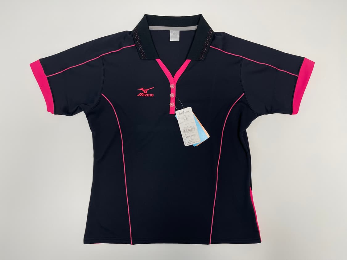 미즈노 00s 올드 재팬 여성 빈티지 반팔 카라 티셔츠 Mizuno 상품이미지1