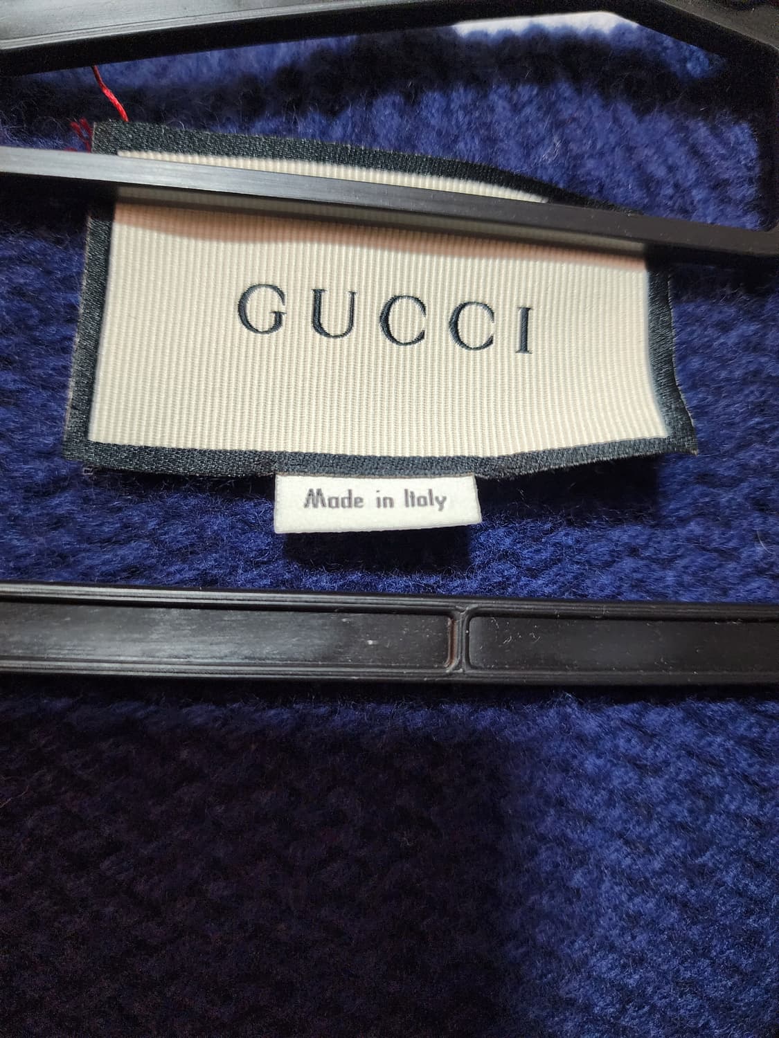 구찌 웹 케이블 가디건 네이비 M 상품이미지4