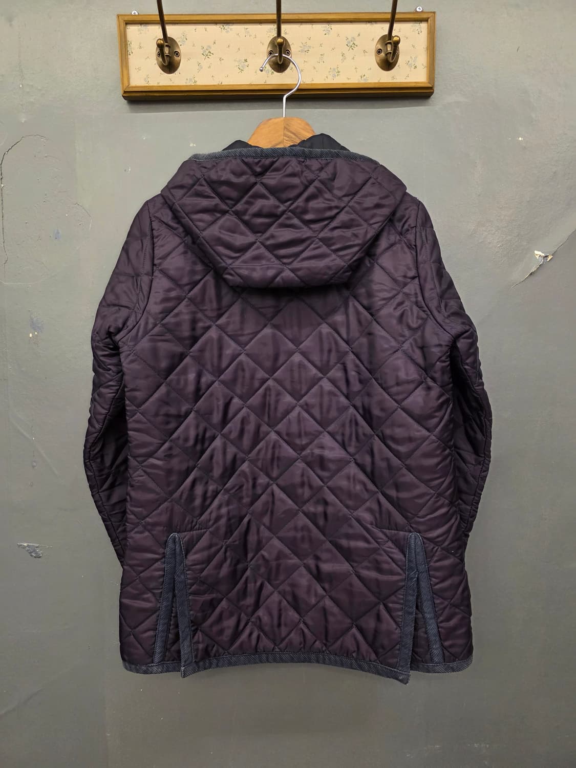 라벤햄보라퀼팅후드자켓 상품이미지5