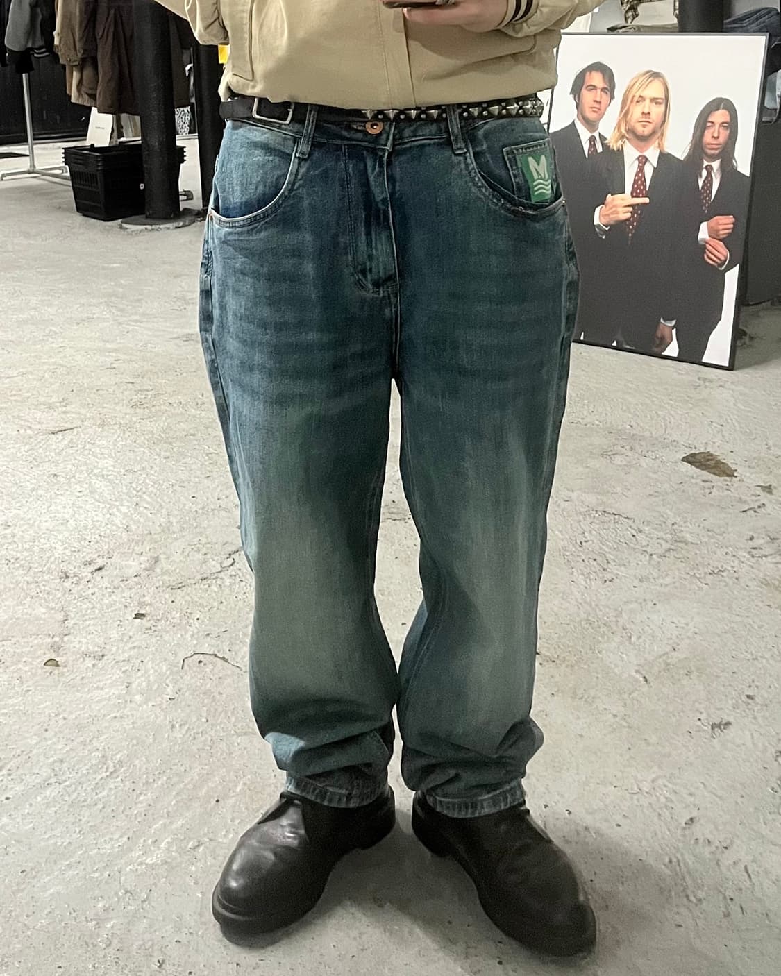 vtg washed jean 상품이미지5