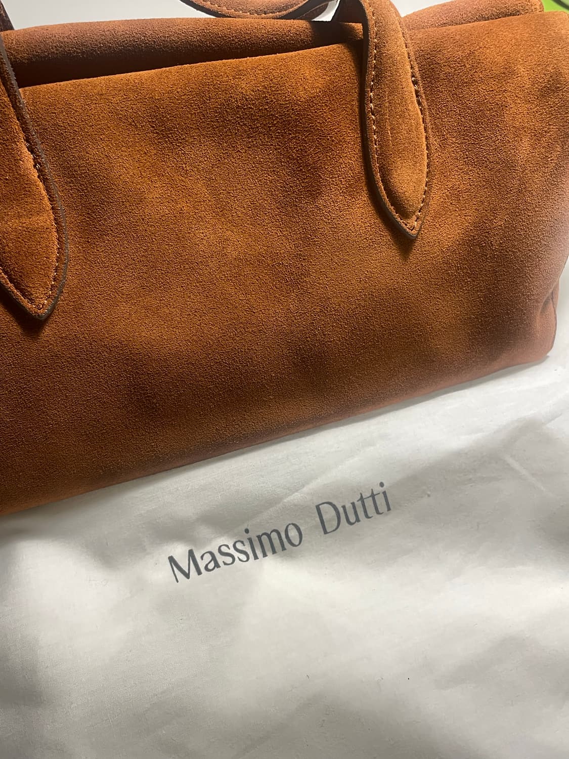 새상품🤎마시모두띠 가방 스웨이드 레더 웨스트 새치엘 백 새상품 상품이미지5