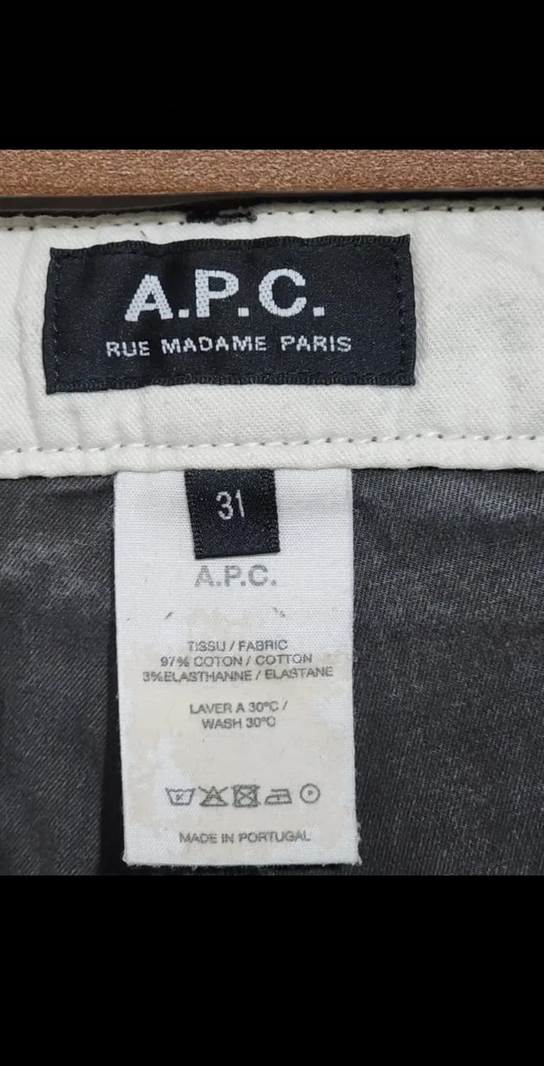 (31) APC 면바지 스판 아페세 치노팬츠 캐주얼  상품이미지3