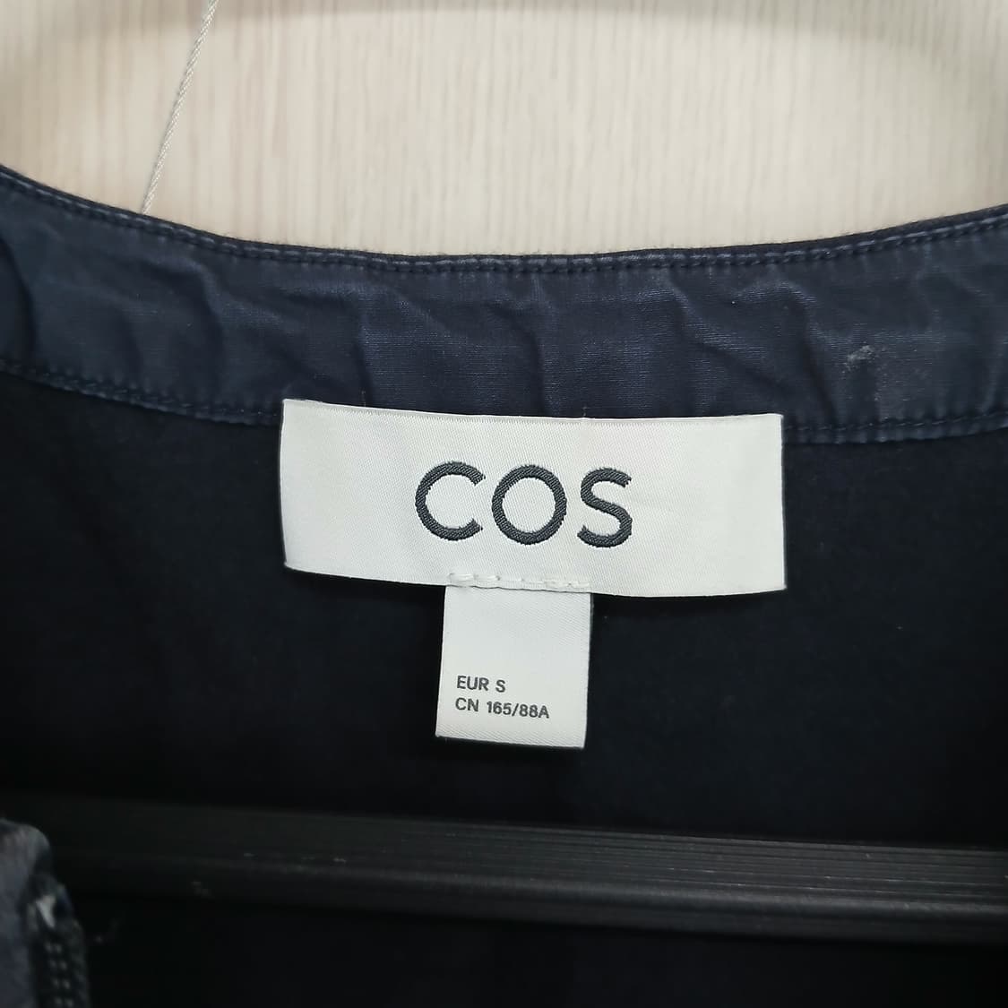 COS 코스 네이비 플레어 반팔 원피스 상품이미지3