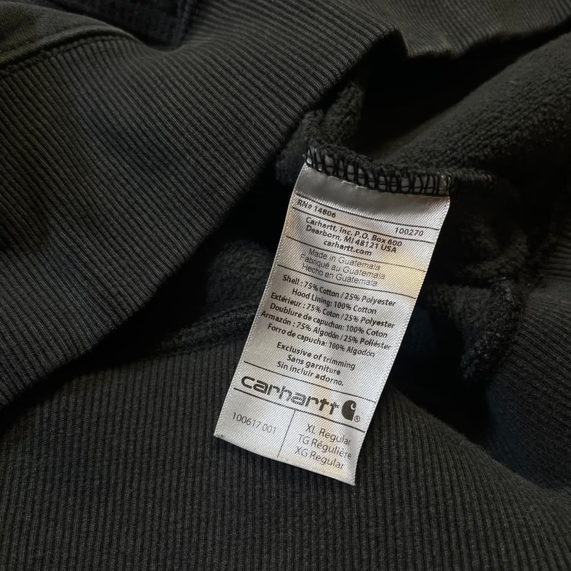 칼하트 반집업 후드티 상품이미지4