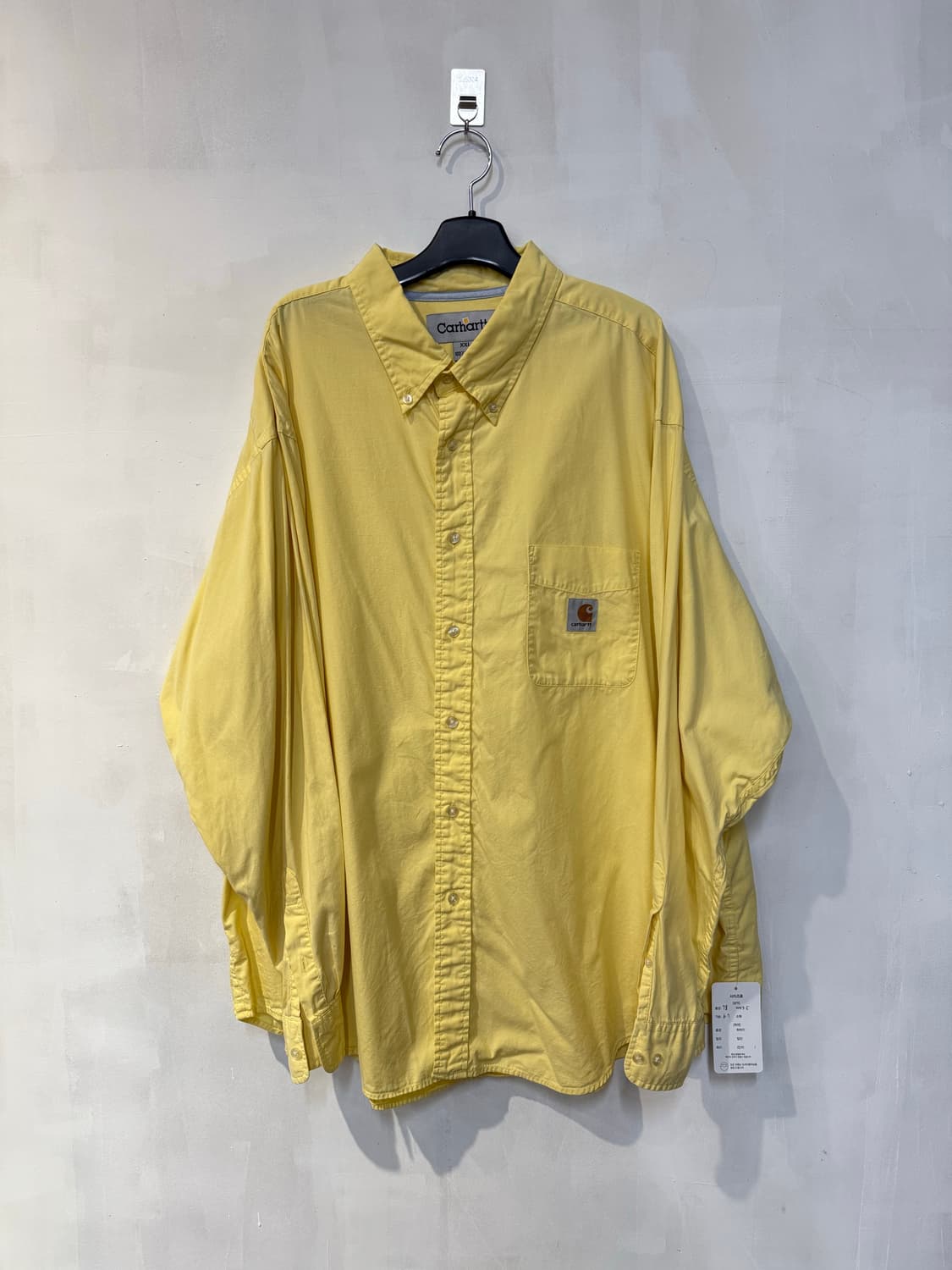 칼하트 옐로우 긴팔셔츠 상품이미지1